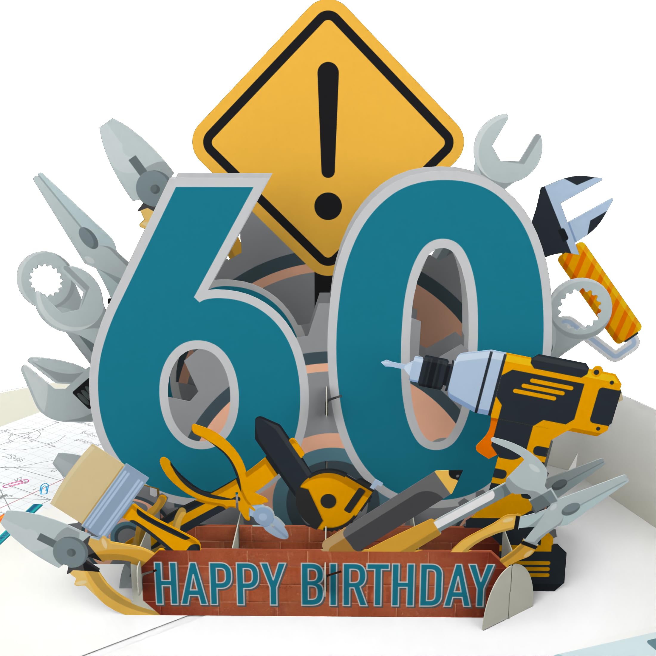 LIMAH® Tarjeta De Felicitación 3D Pop-up De , Tarjeta De Cumpleaños 3D