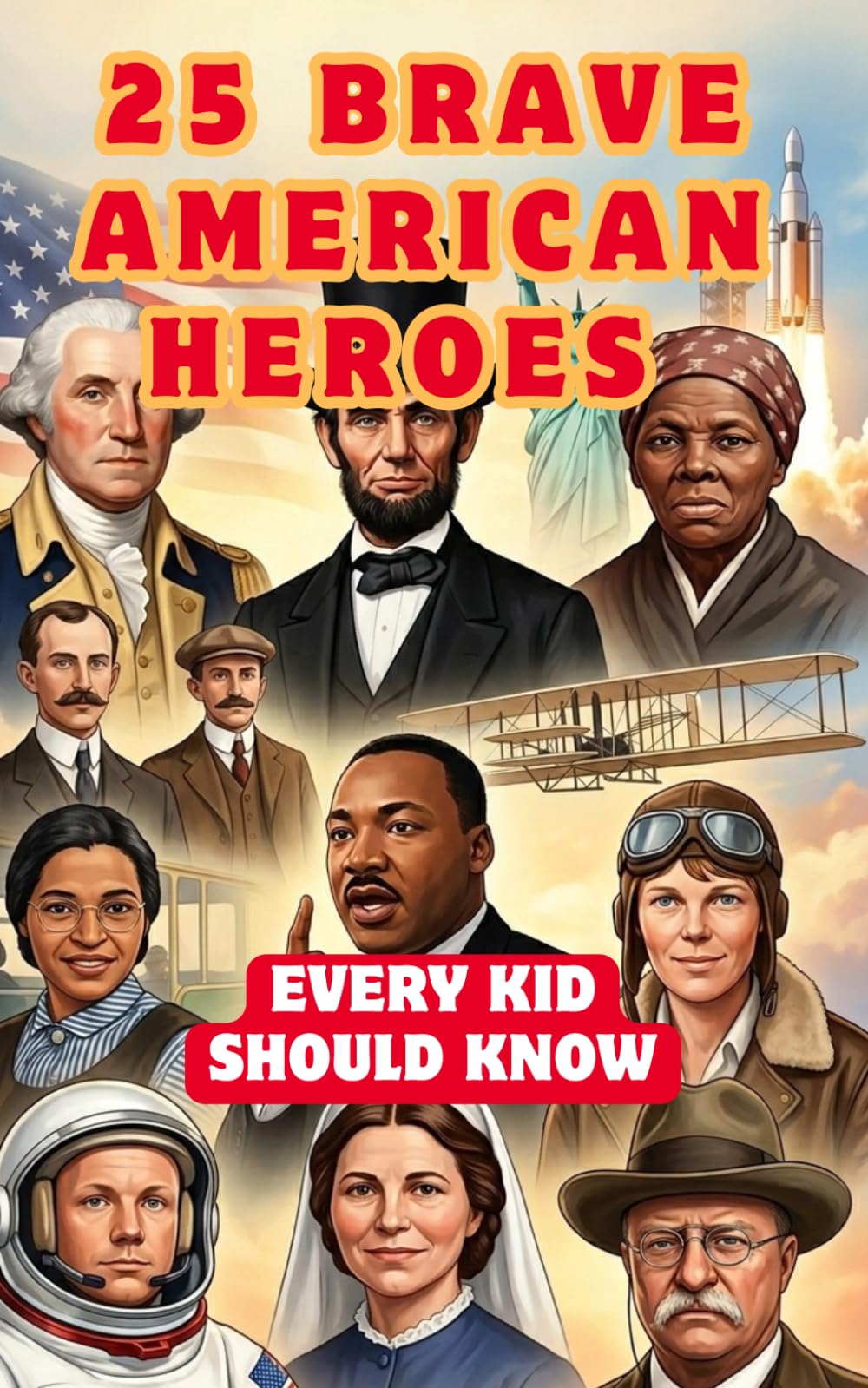 25 Brave American Heroes Every Kid Should Know: Inspiring True Stories of Courage, Leadership, and Kindness for Kids