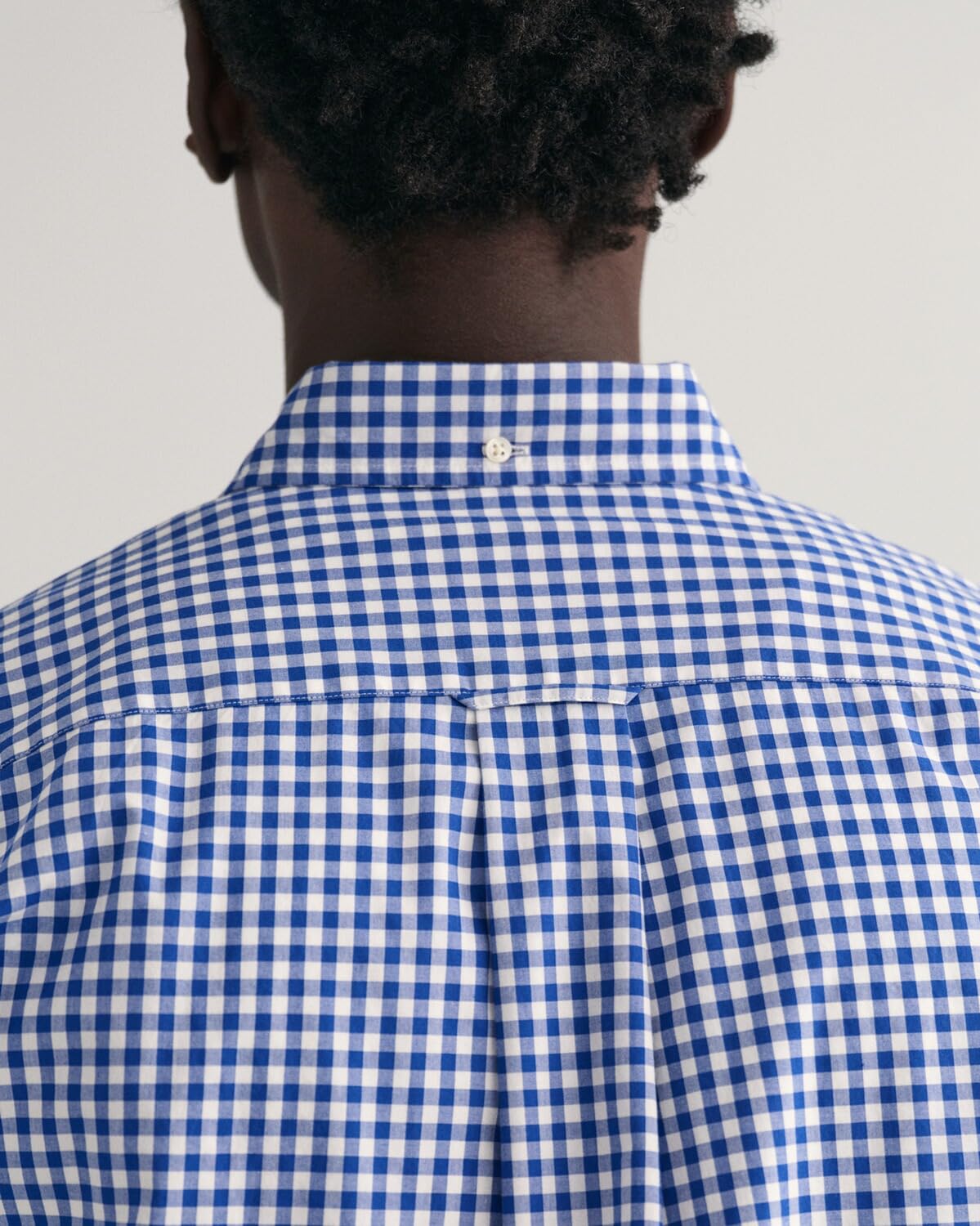 GANT Gant Shirt Gingham Poplin College Blue