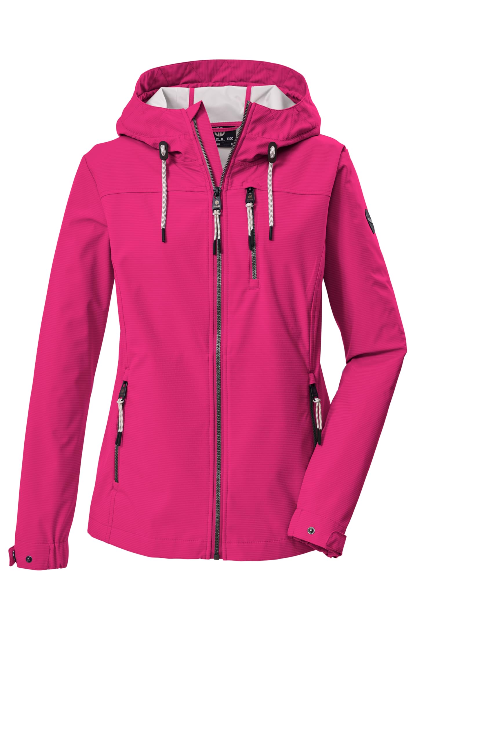 G.I.G.A. DX GS 111 WMN SFTSHLL JCKT Women's Softshell Outdoor Jacket with Hood Pink 44 44363-000