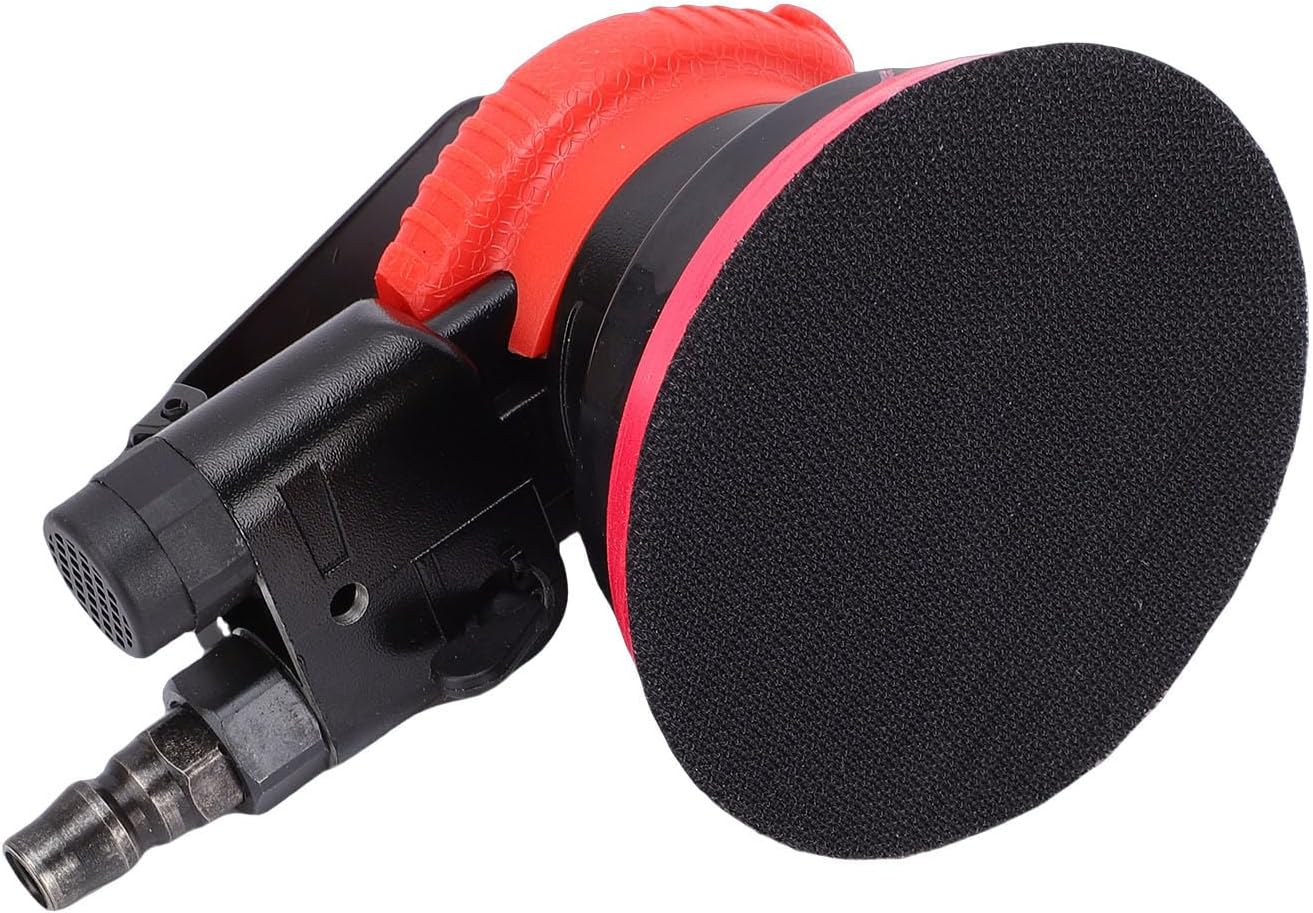 4 Inch Air Sander Handheld Pneumatic Sanding Machine for Sheet Metal Grinding Car Waxing Stone Polishing