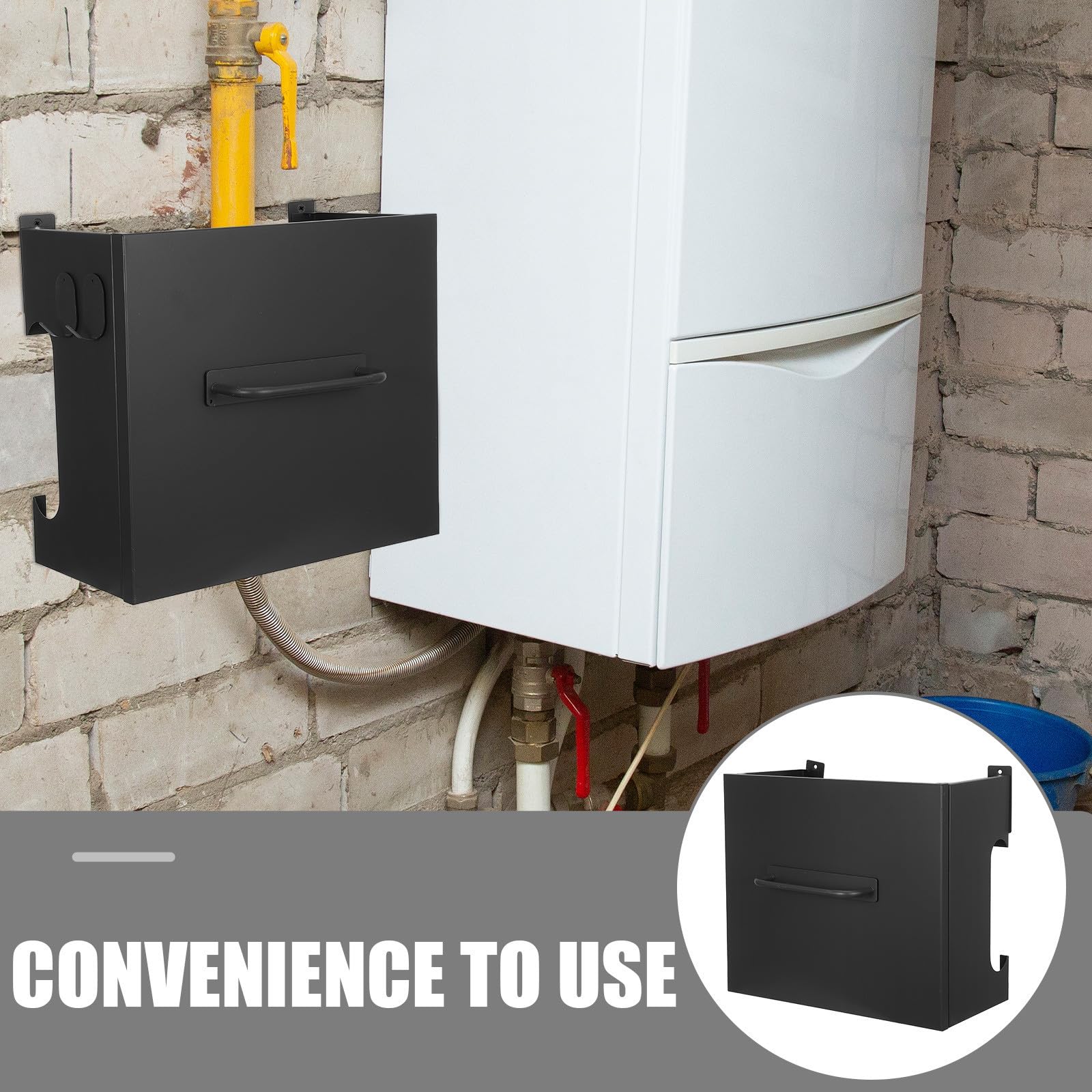 Acciaio al Carbonio Copertura Protettiva per Scaldabagno a Parete