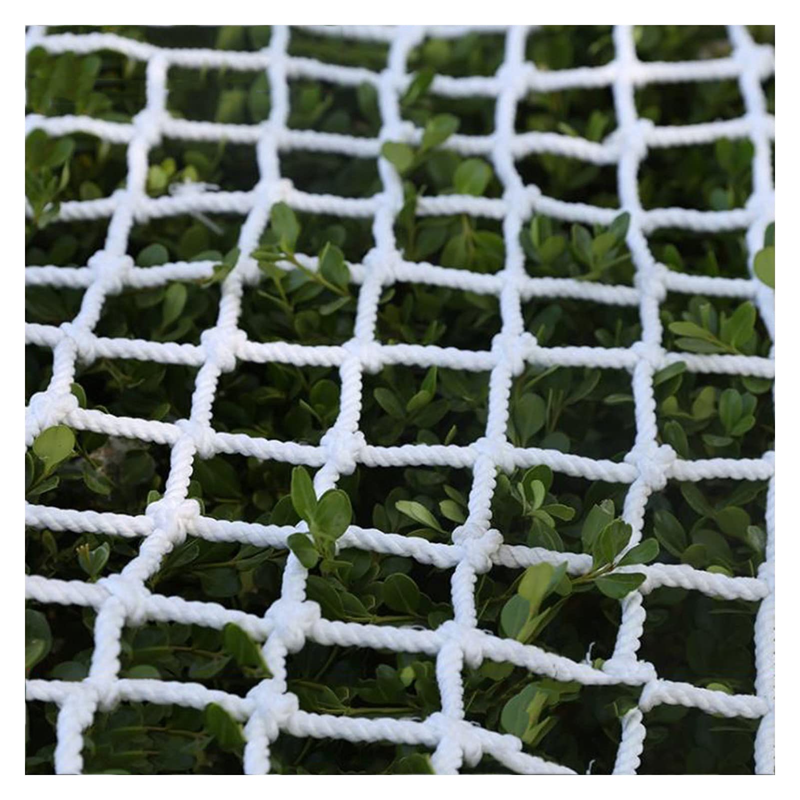 Gjzqdkx White Kids Outdoor Climbing Net Cargo Mesh Garden Protective Netting For Swing Set & Play Area Durable 3X10m (10X33ft) Safety Fence & Rope Net