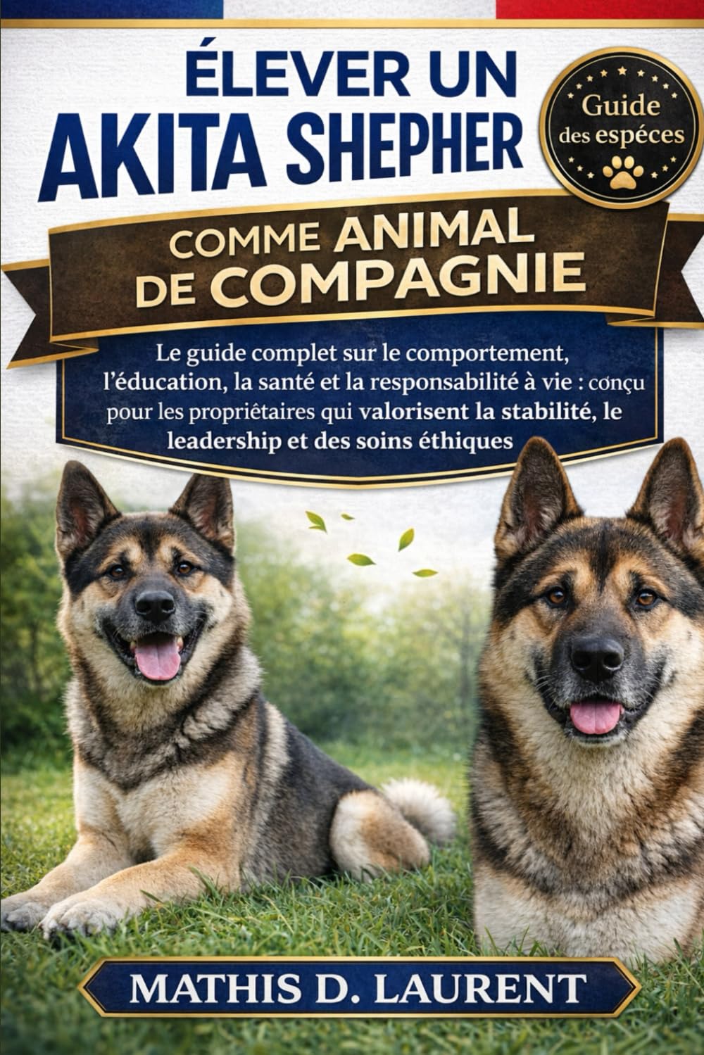 ÉLEVER UN AKITA SHEPHERD COMME ANIMAL DE COMPAGNIE: Le guide complet sur le comportement, l’éducation, la santé et la responsabilité à vie : conçu ... le leadership et des soins éthiques