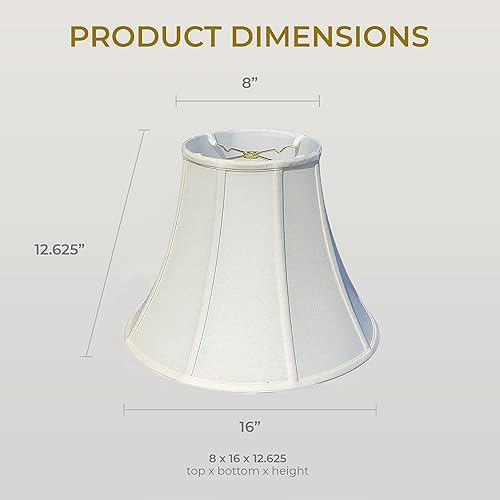 Vista 96 de Royal Designs, Inc. True Bell - Pantalla básica para lámpara Negro - 2 Pack