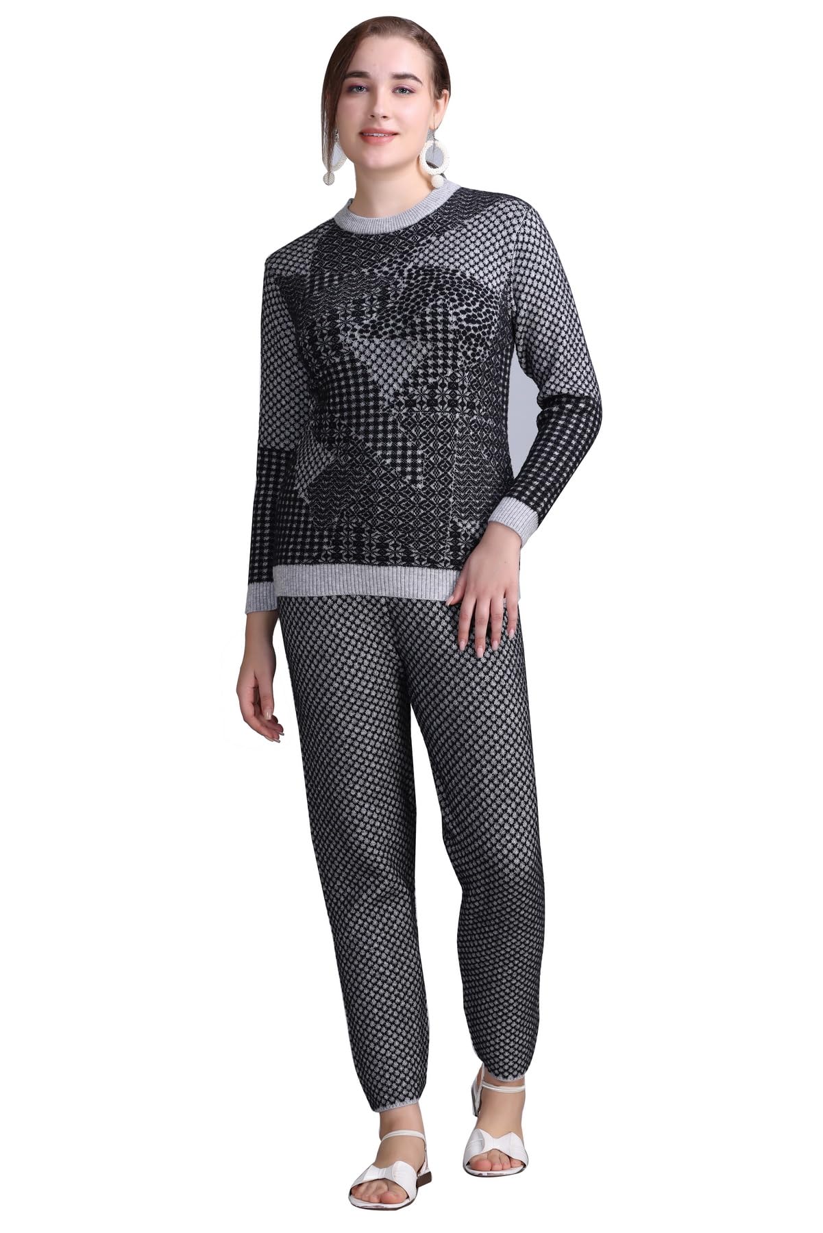 montrex Woolen Co-ord Sets Winter Trendy Co-ord Sets Woolen Coordinated Outfits for Women-picture-35