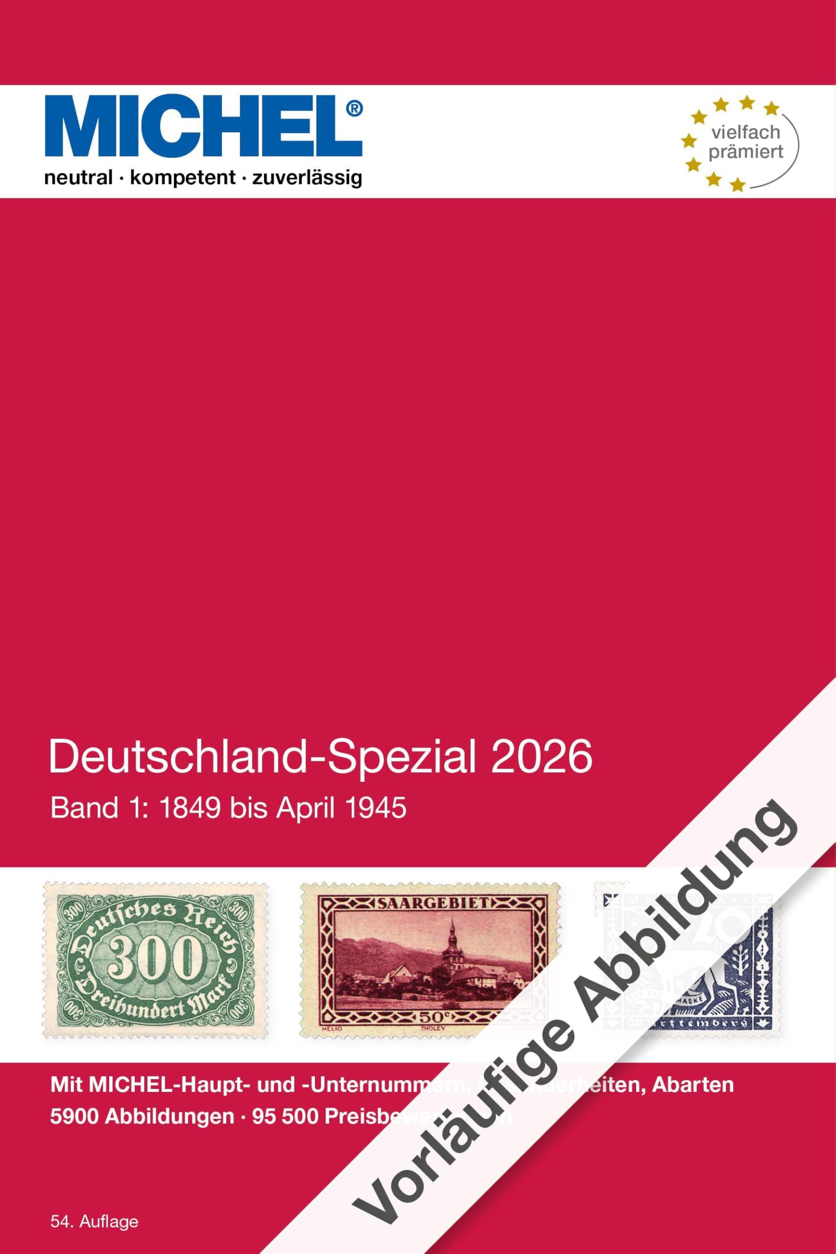 Deutschland Spezial 2026 Band 1 by Michel-Redaktion PAPERBACK 9783954025411