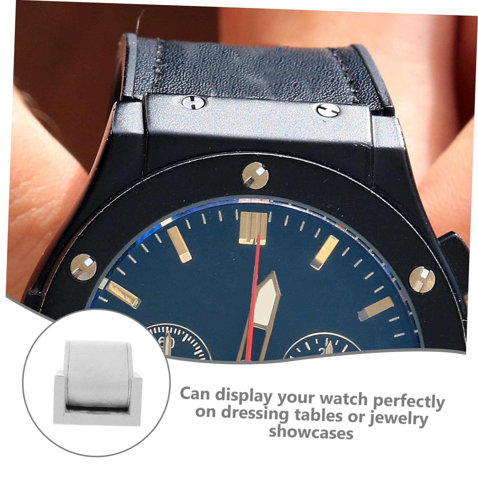 2stücke Watch Stand Eleganter Uhrenständer Mit Dekorativem Design Für Männer Und Frauen Stabiler Tischhalter Für Uhren Handgefertigt Zur Sicheren Aufbewahrung Und