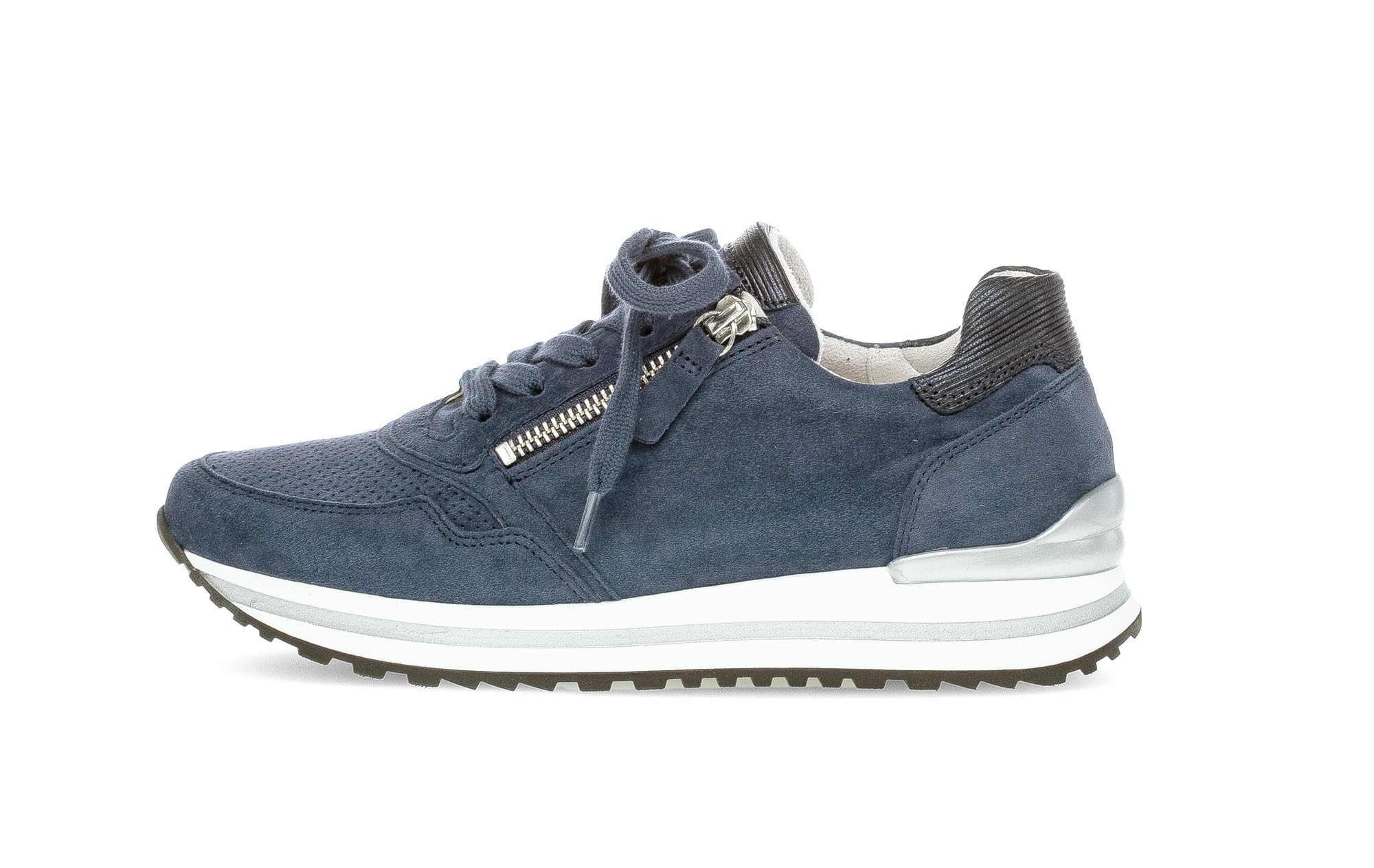 Gabor Damskie buty typu sneaker, półbuty, wymienna wkładka, wygodna szeroka szerokość (H)