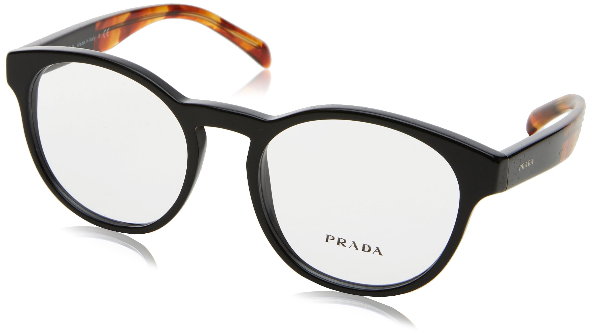 Prada0PR 16TV Black/Tortoise One Size