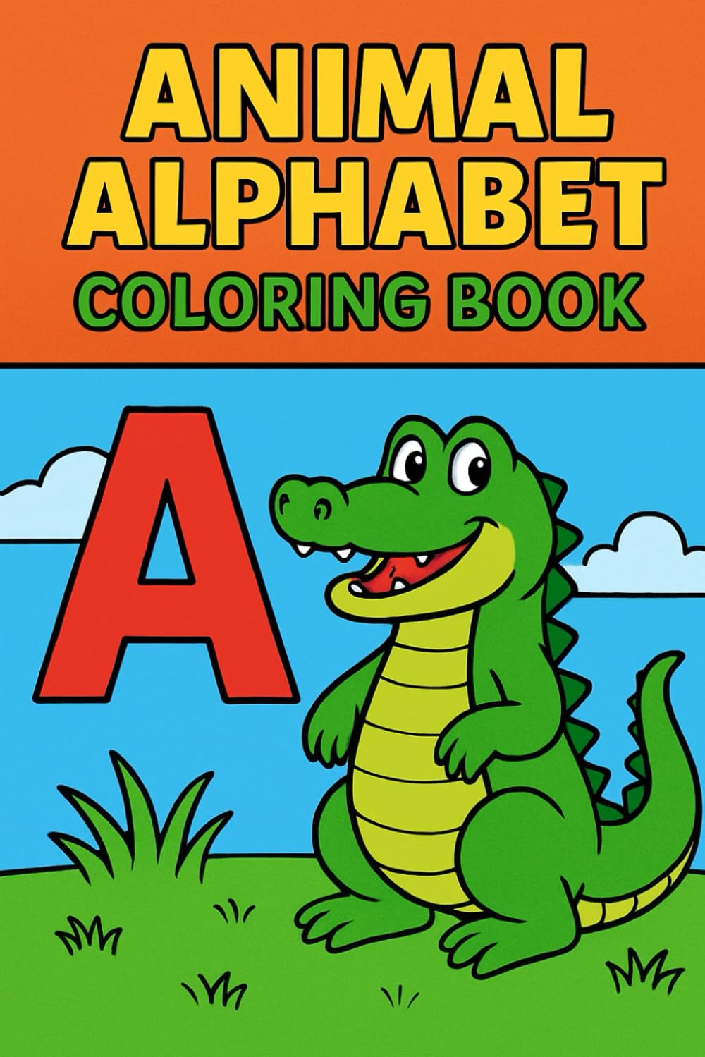 Animal Alphabet Coloring Book
