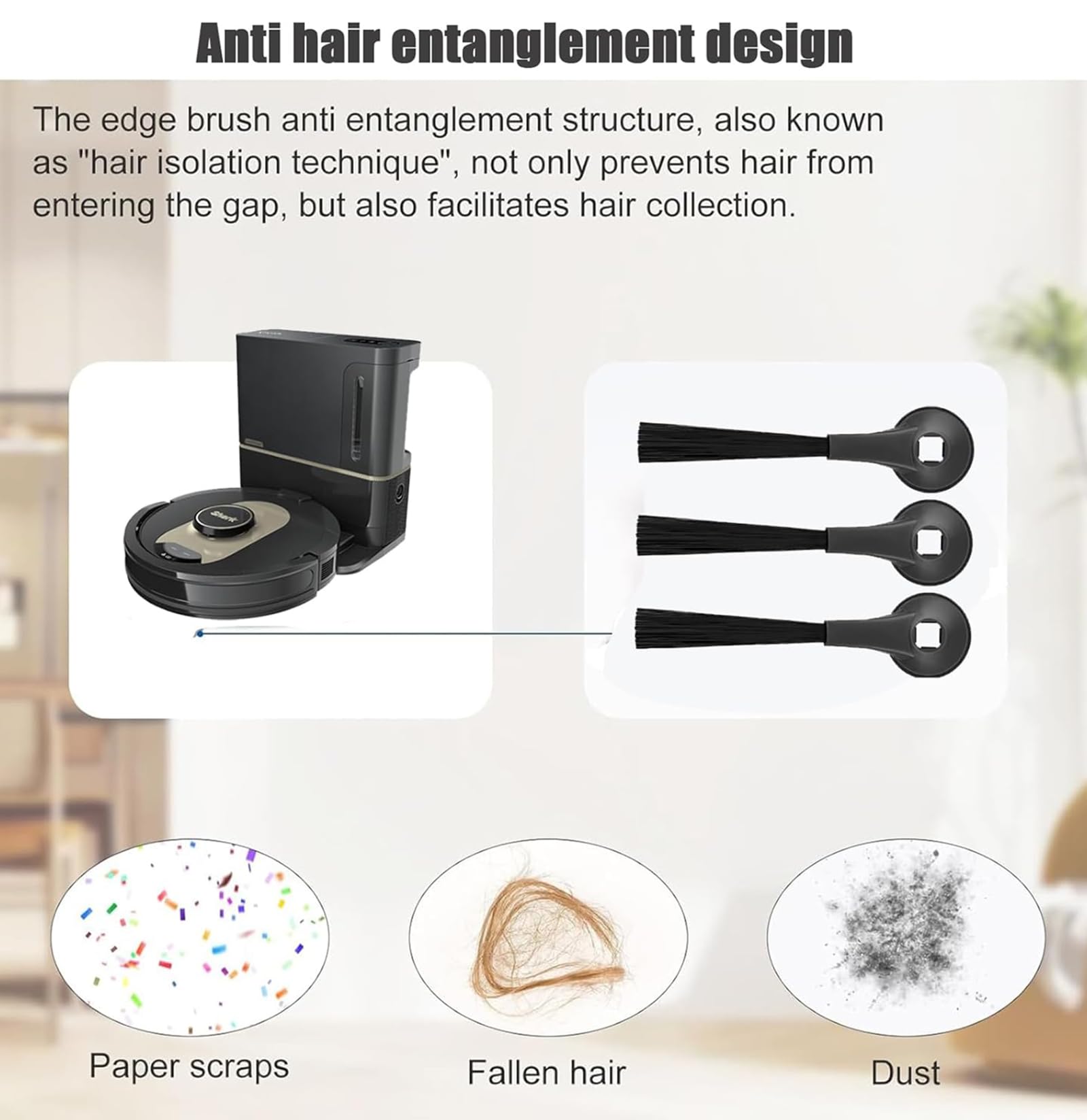 Ersatzteilset mit Walzenbürsten, Seitenbürsten und HEPA-Filtern für Ersatzteilset mit Walzenbürsten, Seitenbürsten und HEPA-Filtern für