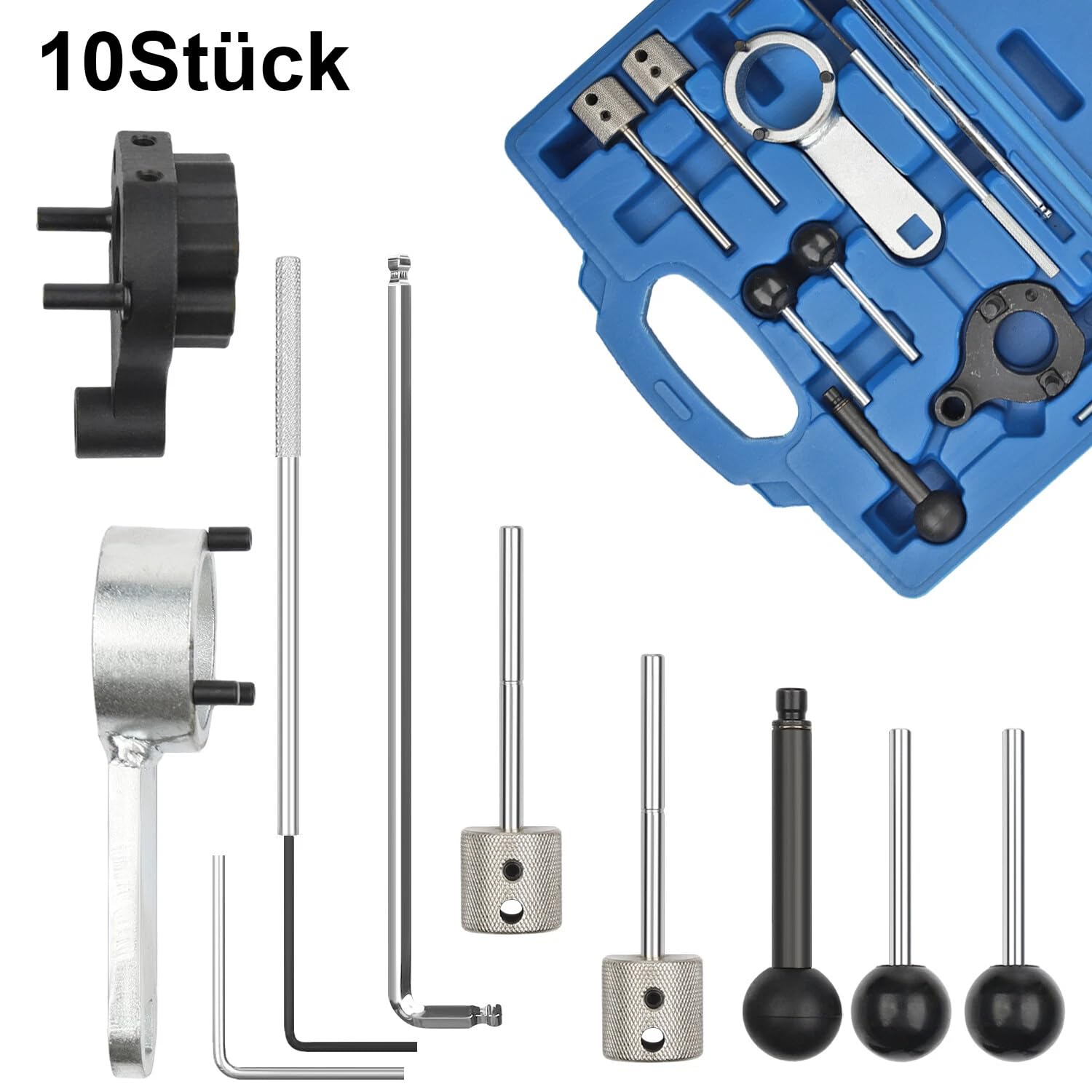 Motor de árbol de levas dentada herramientas compatibles con TT 5F1 5E3 5N 7N1 365 3G5 Golf A3 A5 A4 Q5 A6 Q3 1.6 2.0 TDI, repuesto para T10265 T10060A T10051 T10490 T1022 38 ES