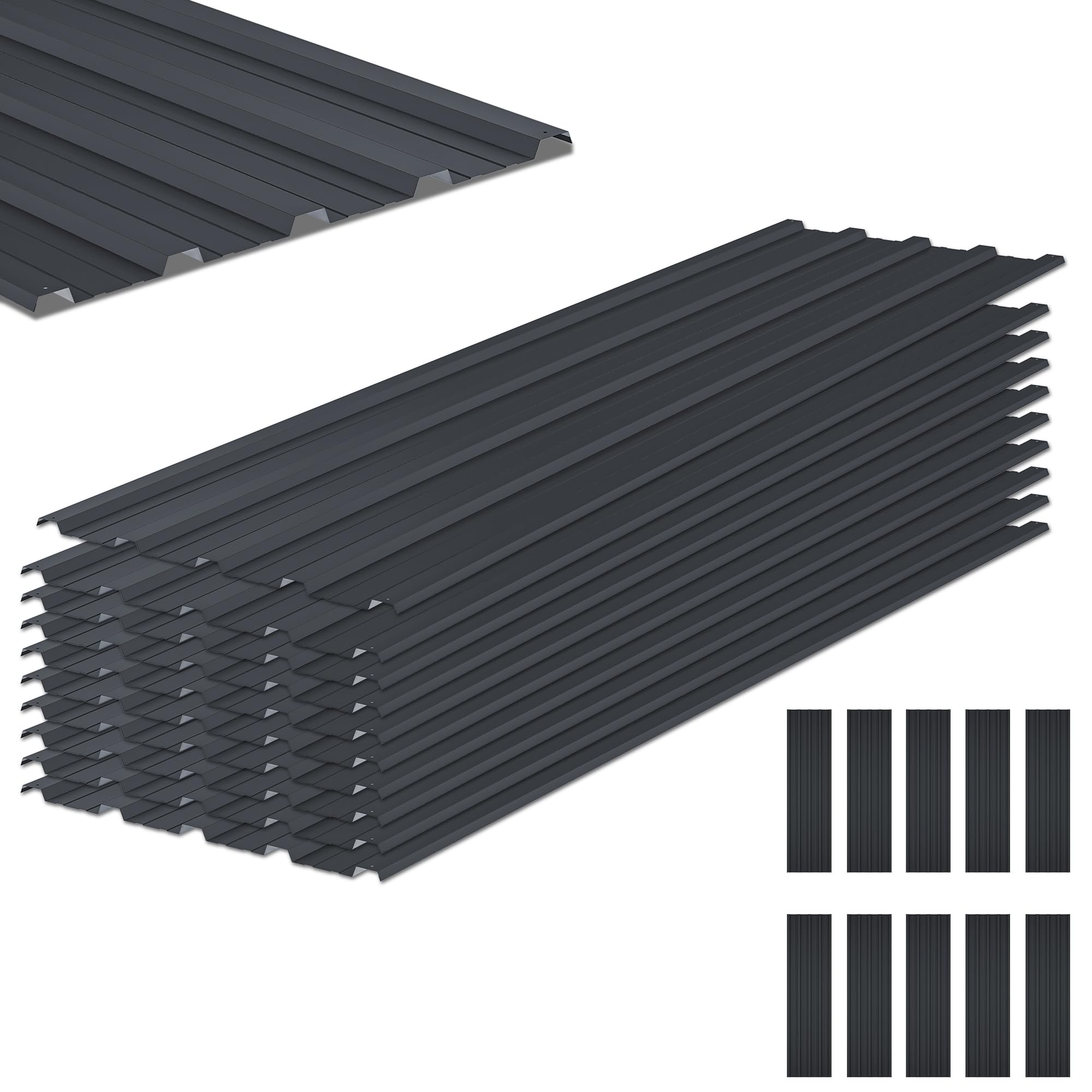 Jaxilyn Metal Roof Panels 10Pcs