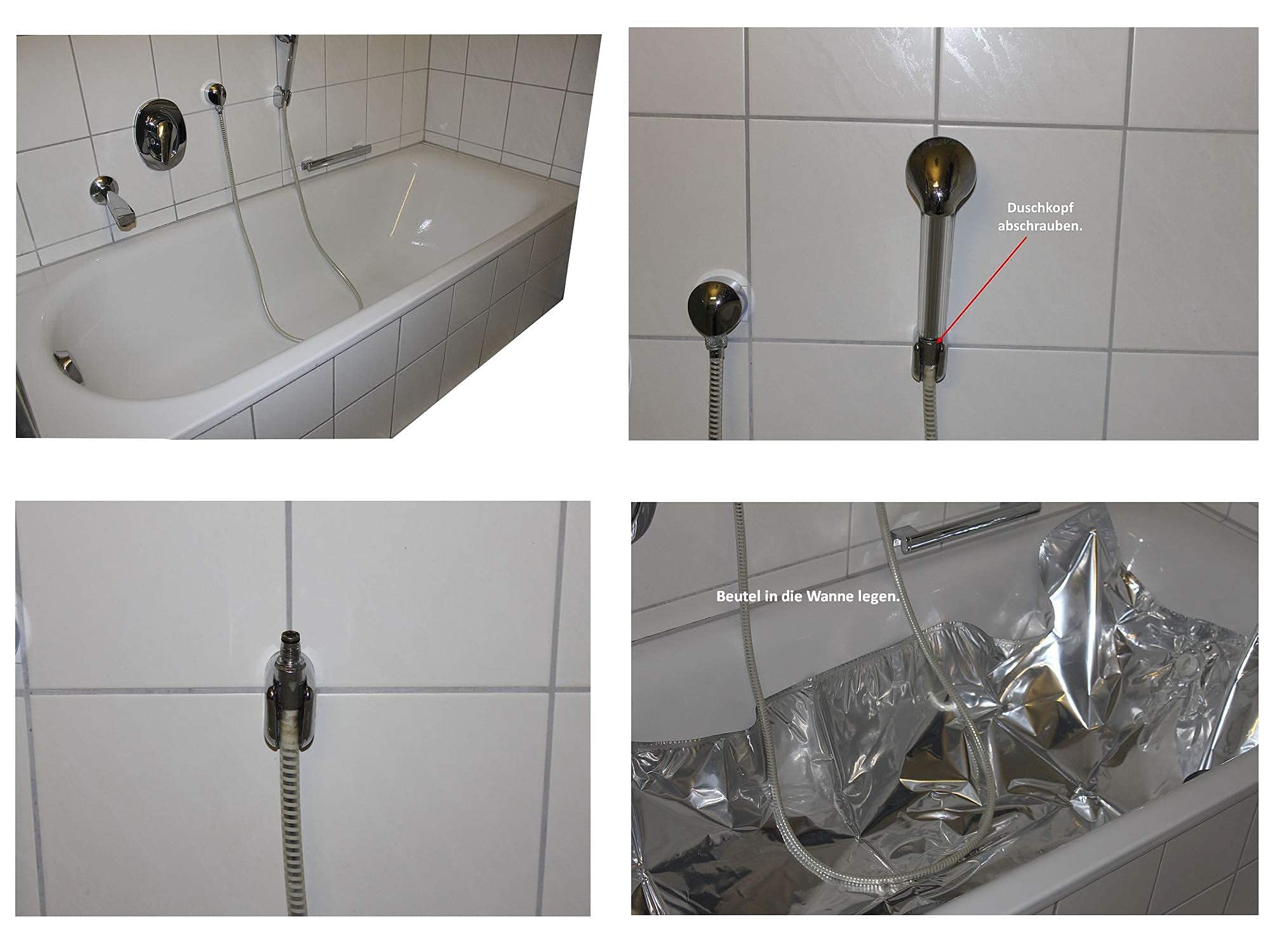 Bolsa de agua, bolsa de agua, 220 litros, preparación de emergencia para la bañera, incluye esterilización de agua.