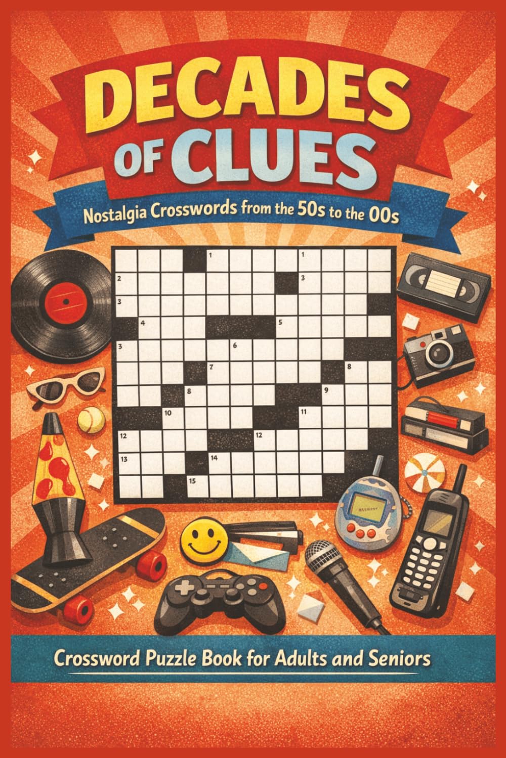 Decades of Clues: Nostalgia Crosswords from the 50s to the 00s: Crosswords with clues inspired by music, movies, television, technology, and everyday life.