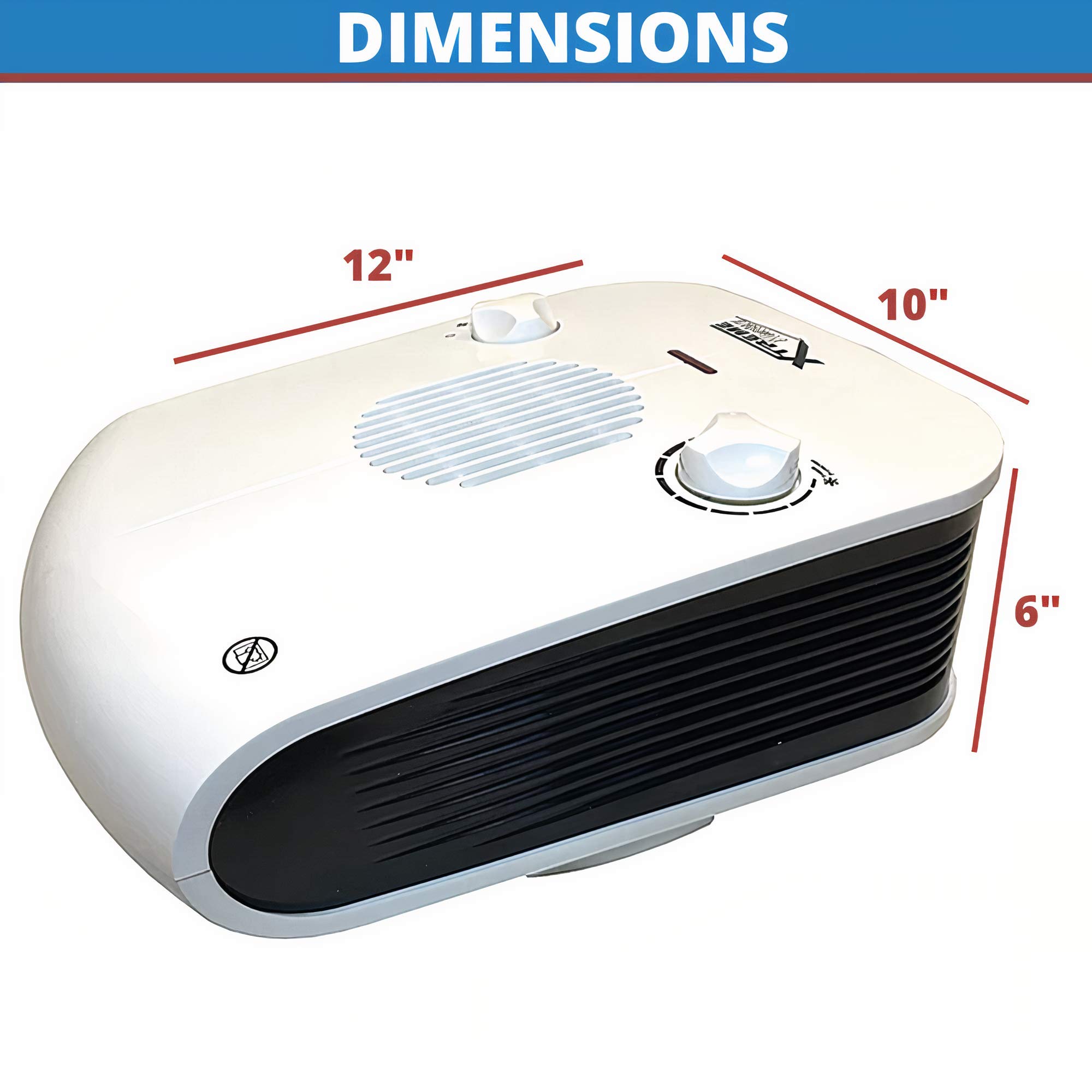 Xtreme Heaters Boat, Cabin & RV Heater Overheat Protection, Safe