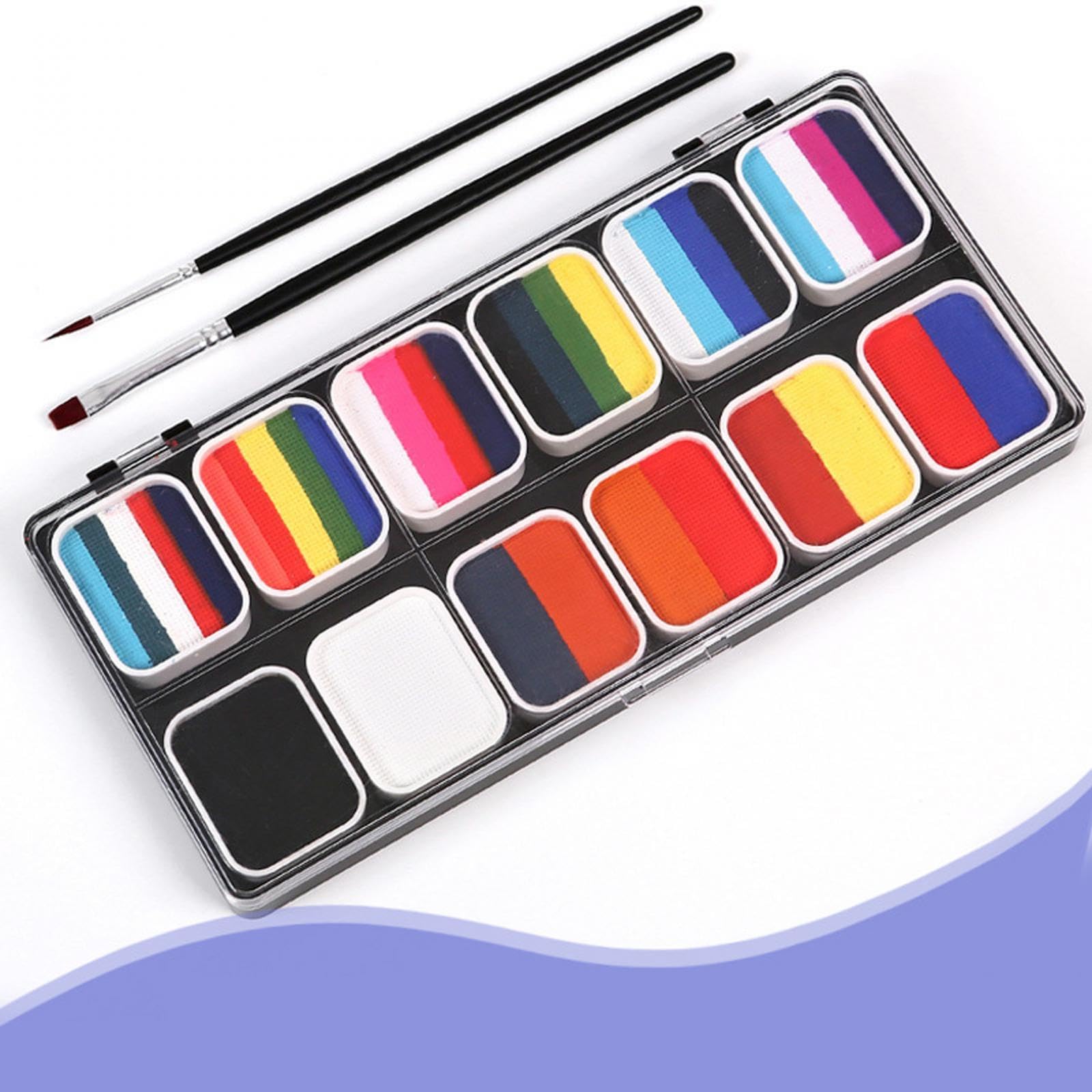 Set de Maquillaje a Base de Agua de 12 Colores para Niñas