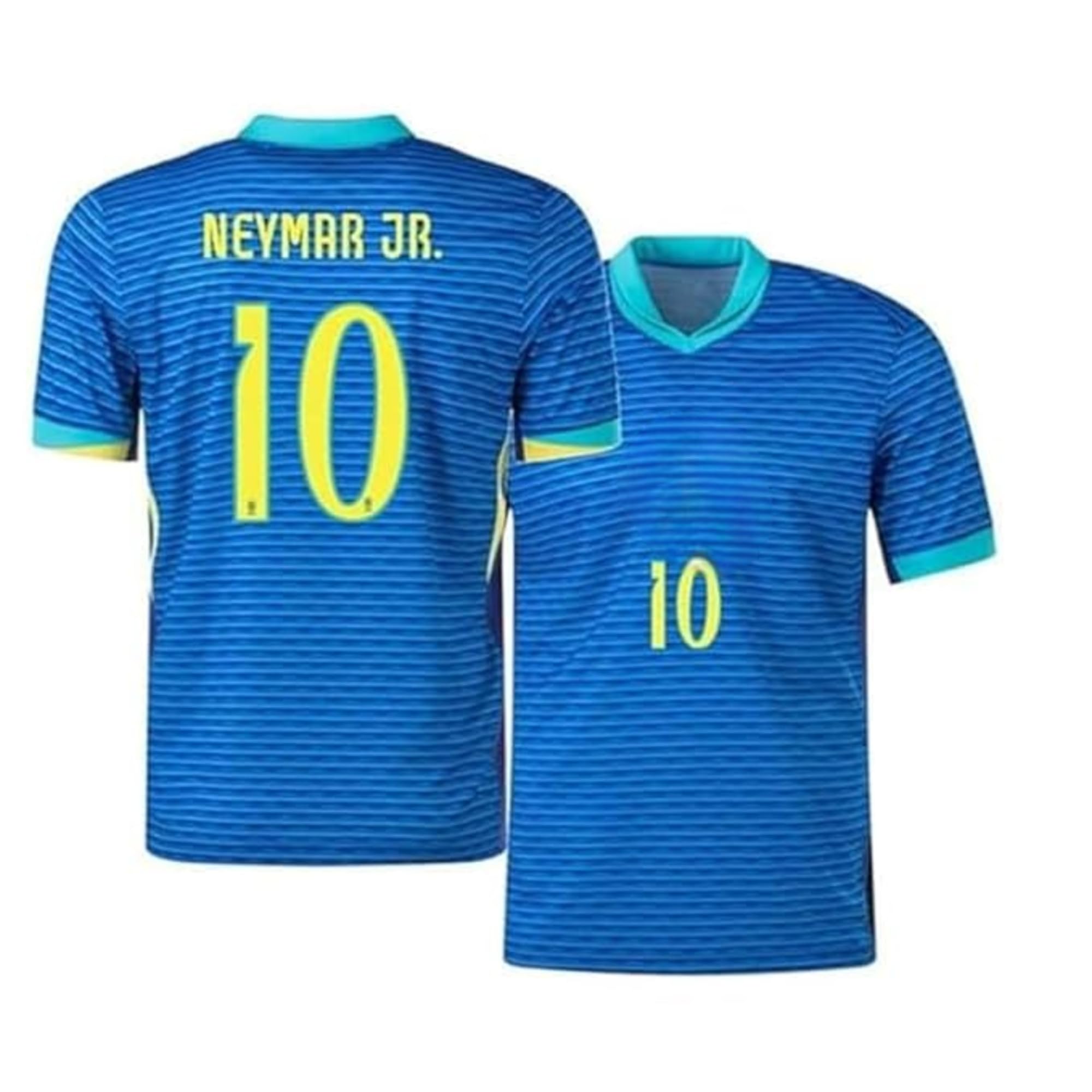 Naimaar 10 Brazill Football Team World Cup Jersey Tshirt 2022/2023 (Kids,Boys,Men)
