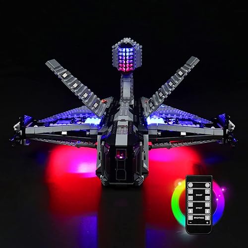 BrickBling Kit de luz para Lego Justifier 75323 juego de juguetes de construcción, versión de control remoto, iluminación compatible con Lego 75323,