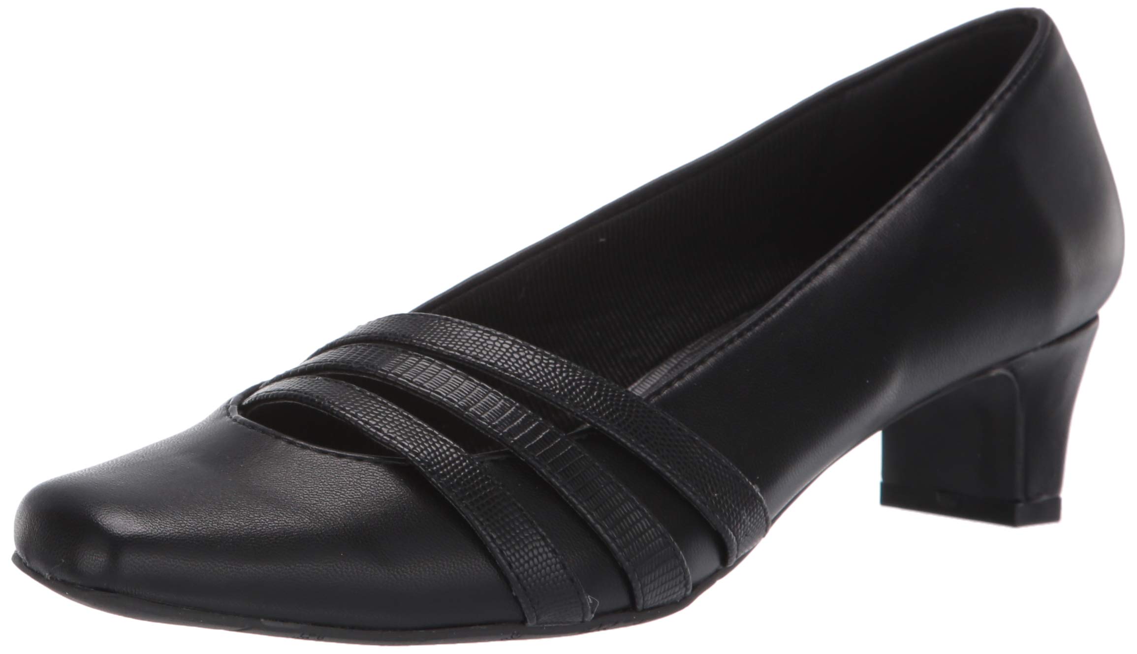 Easy Street Women's Entice Dress Shoe Pump, Black, 6.5 UK