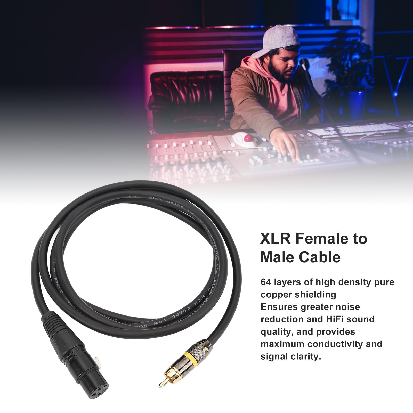 Cavo 6 Mt. Microfonico XLR M E Mini XLR F - Foto 2