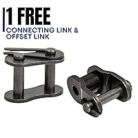 Vista 16 de 41 Cadenas de rodillos 10 pies con 2 Conexión de links