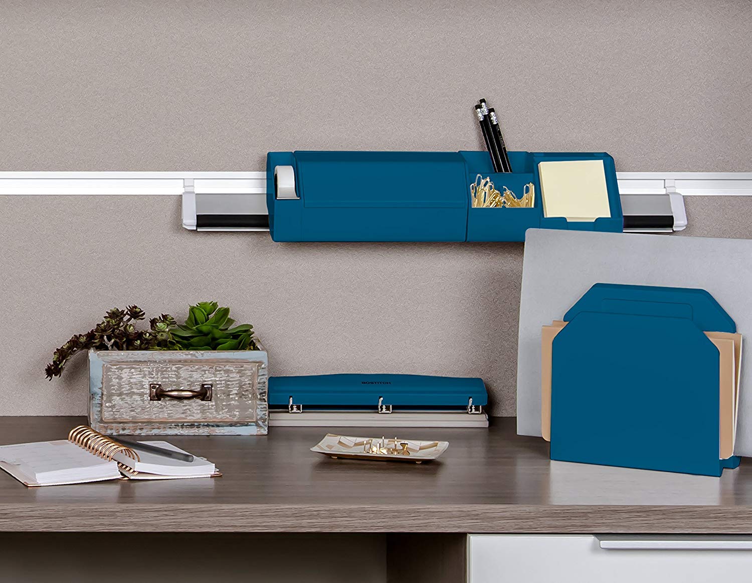 Bostitch 3 dziurkacz, 12 arkuszy, granatowy (KT-HP12-BLUE)