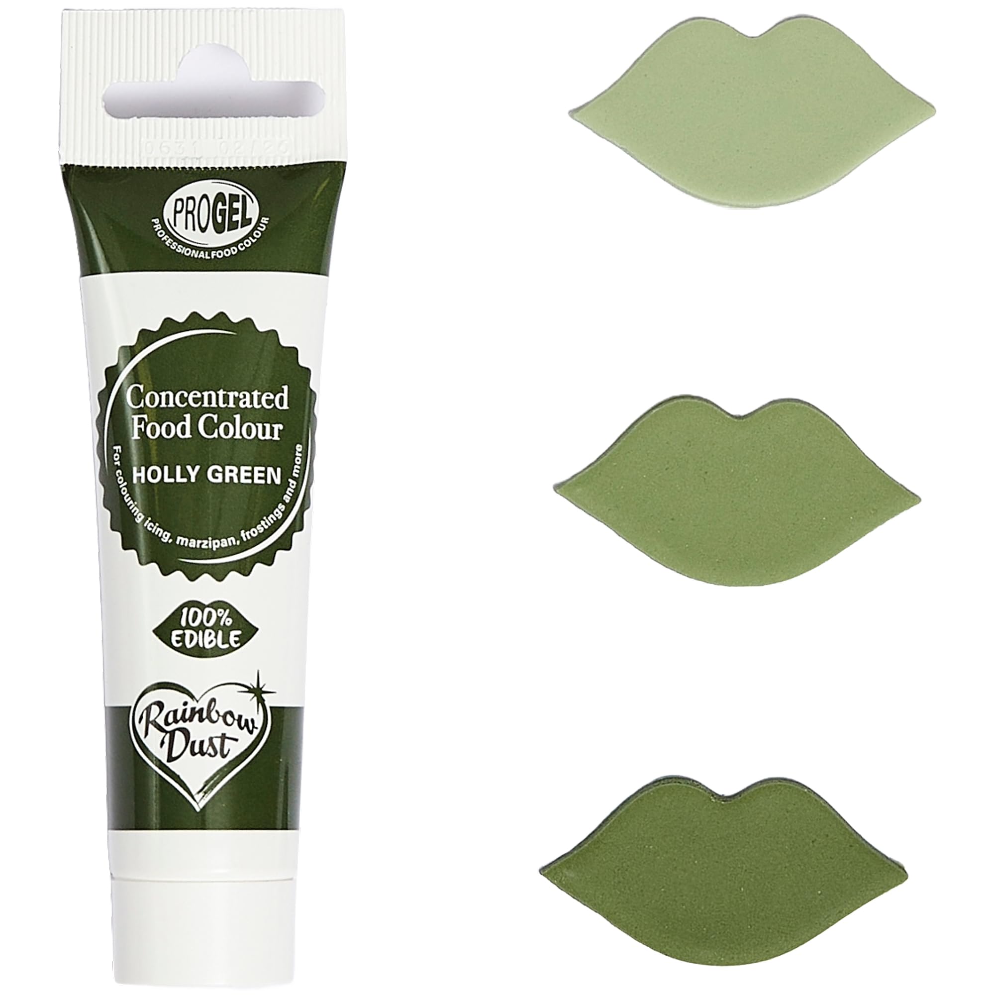 Rainbow Dust Pro-Gel Food Colouring - Holly Green
