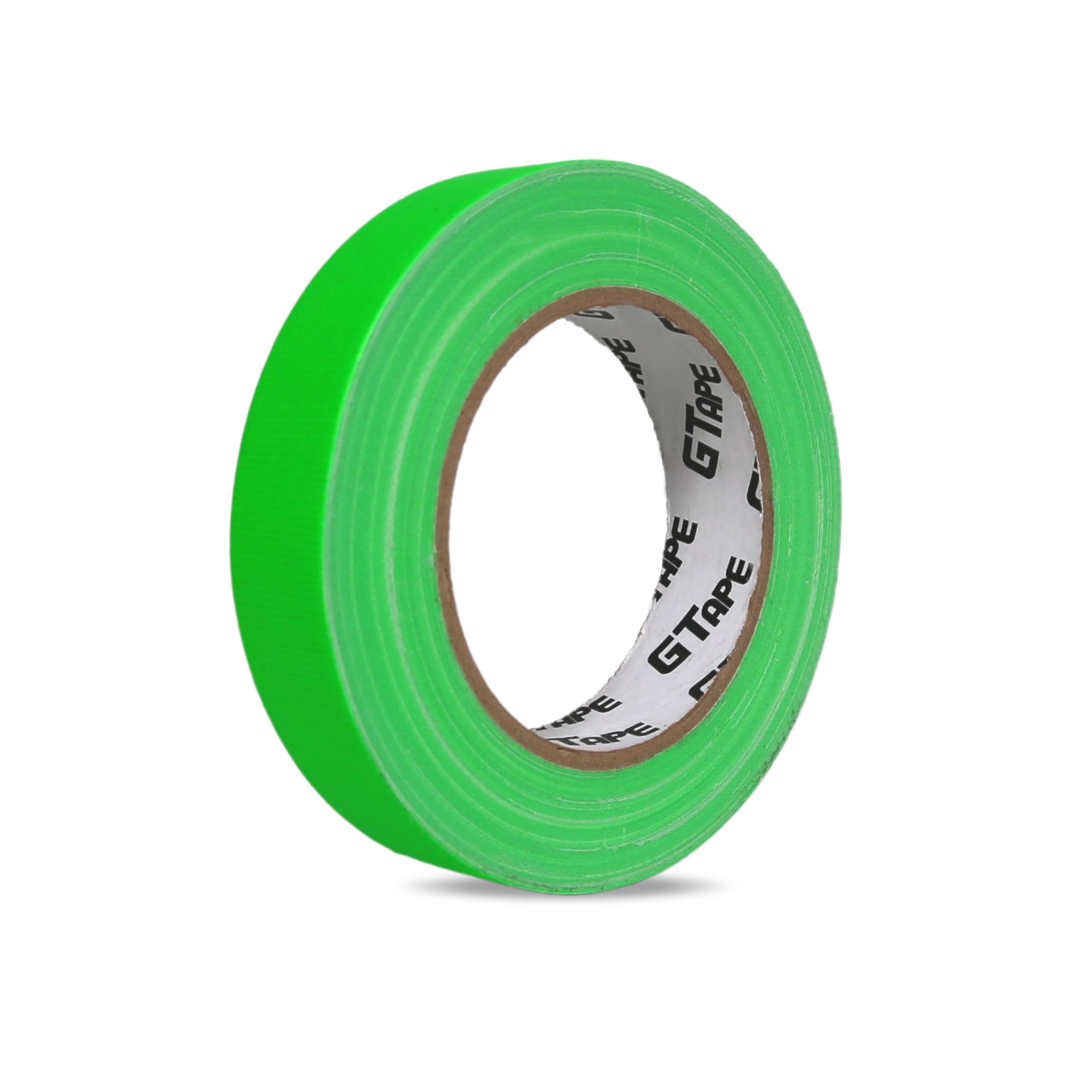 GTAPE Colored Gaffer Tape | Weatherproof | Matte | No Residue | Easy Tear | Used for Masking, Marking, Labeling & Crafts | Length: 25m | 1 Roll (24mm, Fluorescent Green)