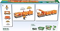 Vista 3 de BRIO World – 36049 Gold Cargo Train Toy Train Set for Kids Aged 3 Years Up