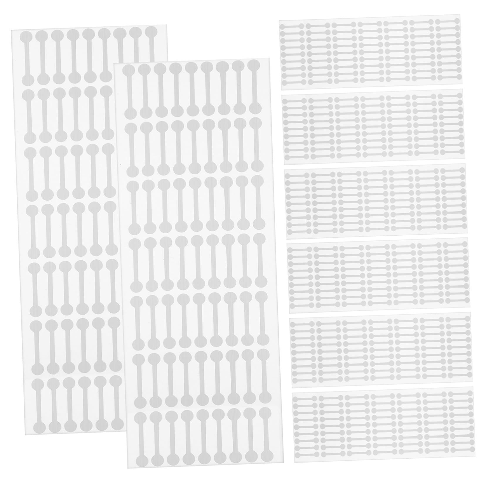 OSALADI 3 Set Adesivo Sigillo Cucina Etichetta Adesiva Impermeabile Avvolgere Etichette A Prova Di Manomissione Strisce Adesive Adesivi Se Stesso Argento Autoadesivo in Pvc 500 Pezzi * 3