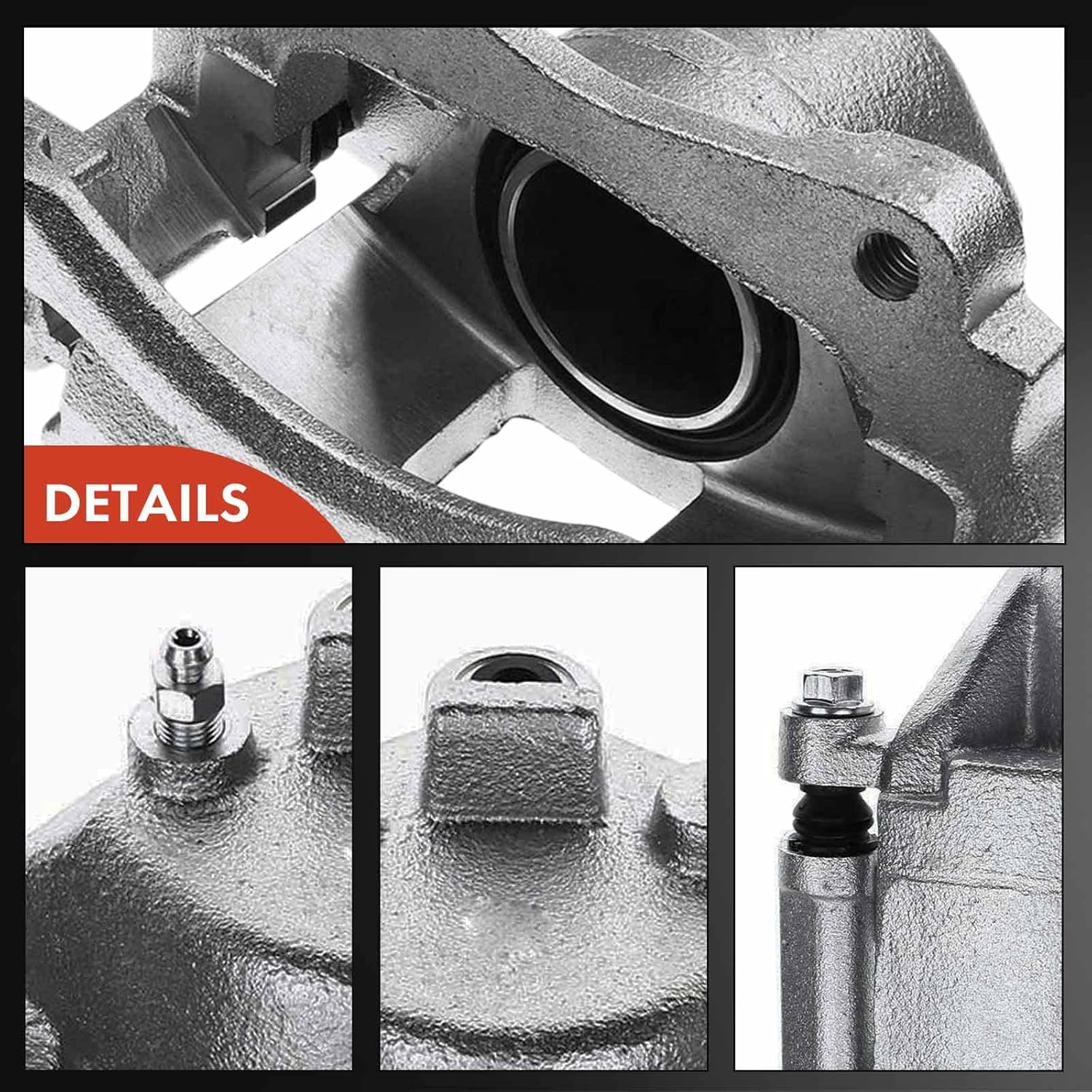 A-Premium Disc Brake Calipers Assembly with Bracket Compatible with Buick LeSabre 2000-2004, Park Avenue 2000-2004 & Oldsmobile Aurora 2001-2003 & Pontiac Bonneville 2001-2003 - Front and Rear Side