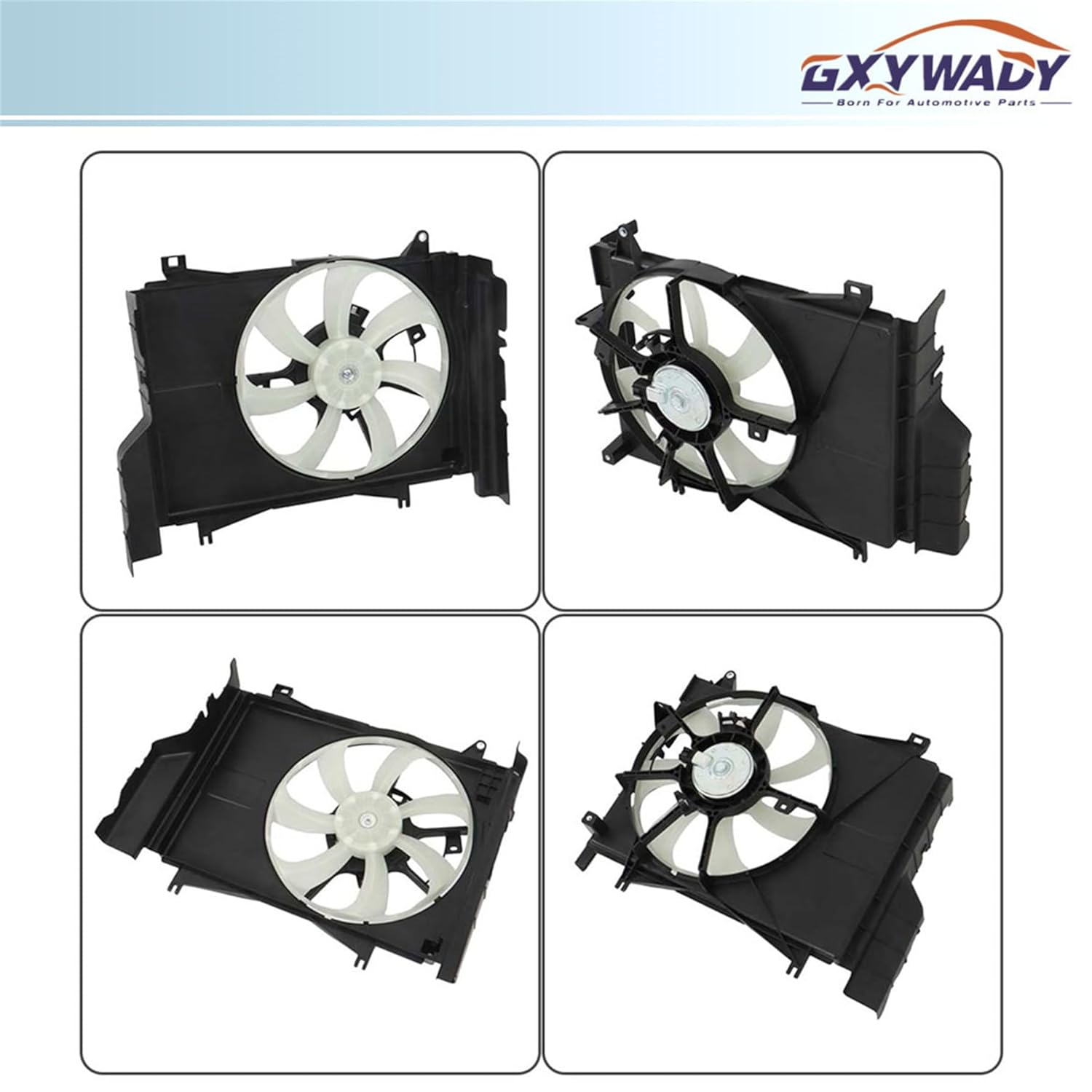GXYWADY Radiator Cooling Fan Replacement for MI3115149 1355A278 Replacement for Mirage Single Fan 2014-2022