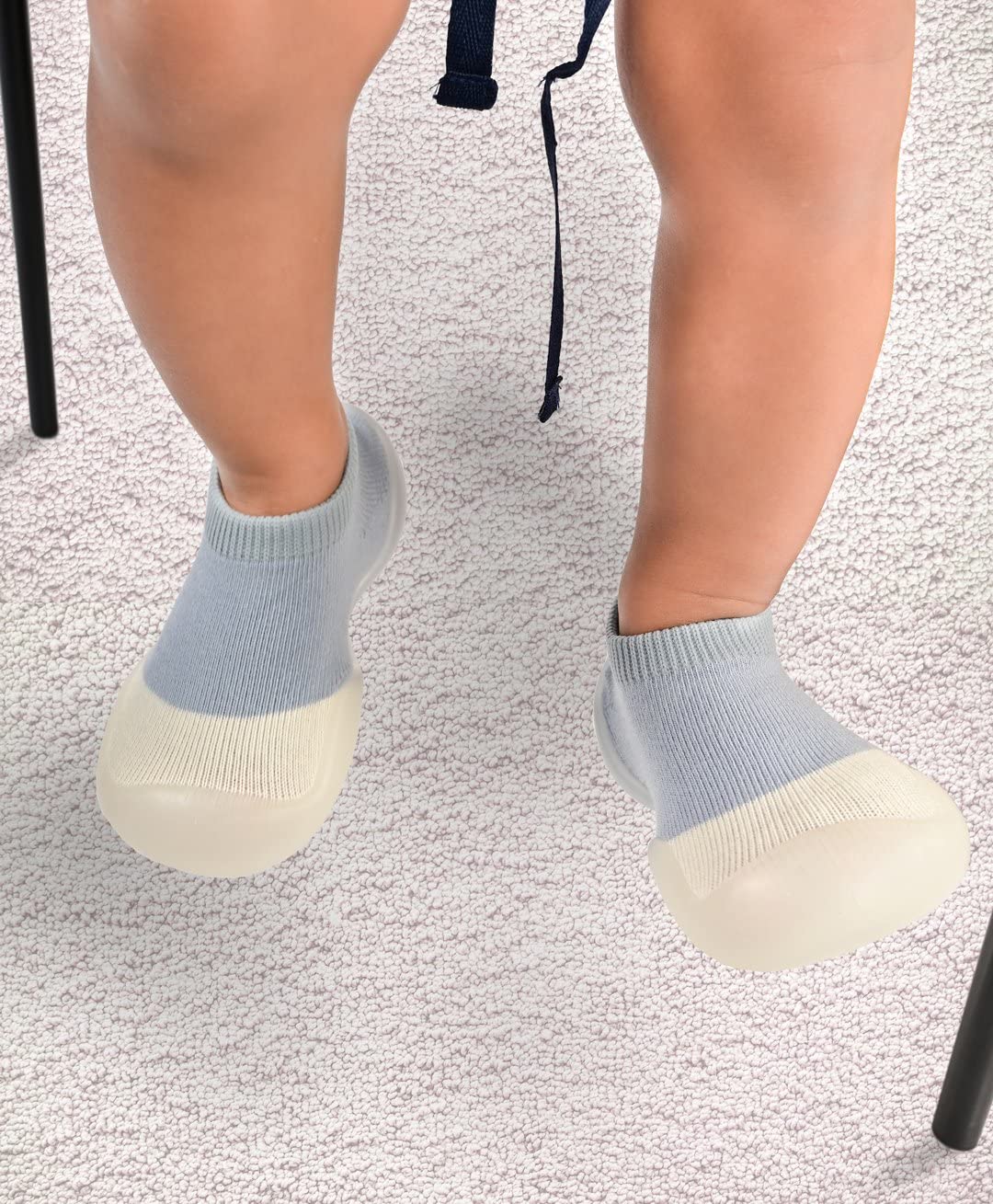 MARSRTH Children's Multicolor Plain Cotton and Silicon Rubber base Shoes Cum Socks, Antislip Soft Sole Kid's Shoes, Breathable Socks Shoes For Baby (Plain, Multicolor) 3 71+L3aIdf3L. SL1309