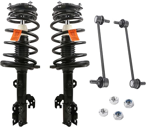 Miniatura 26 de MOSTPLUS Juego de amortiguador y resorte de puntal delantero compatible para Toyota Avalon 2012-2017 172941/172940, resorte helicoidal, 2 piezas