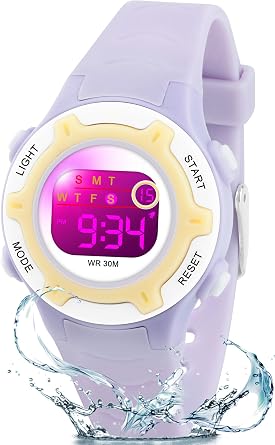 Ayybboo Montre Numérique Enfant Sport Résistante aux Chocs