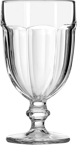 Libbey Gibraltar - Vaso de té helado con pies de 16 onzas, caja de 12, transparente