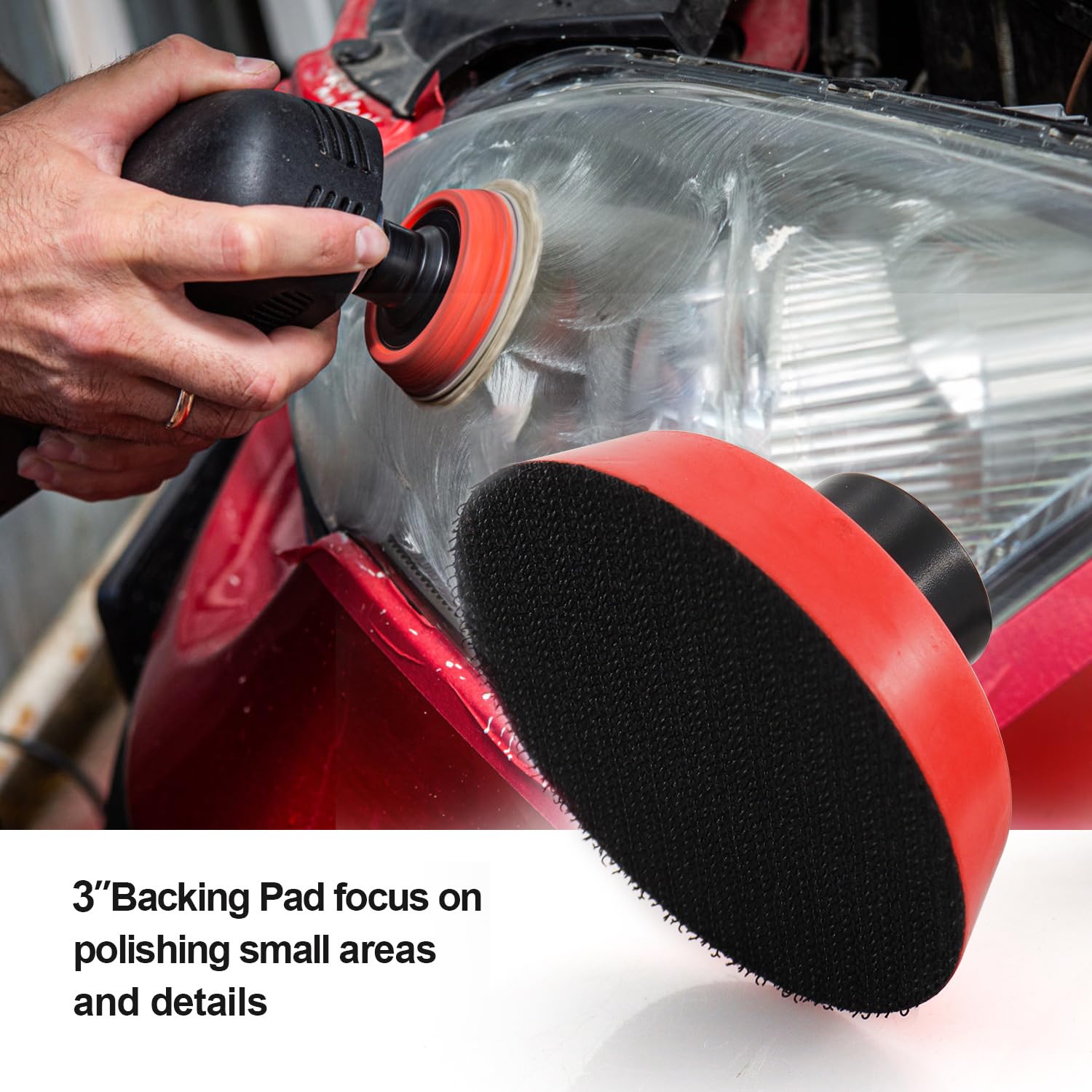 2 Pezzi Cuscinetti Supporto Gancio M14 Per Smerigliatrice Angolare - Tamponi Lucidatura 2 Pollici - Foto 3