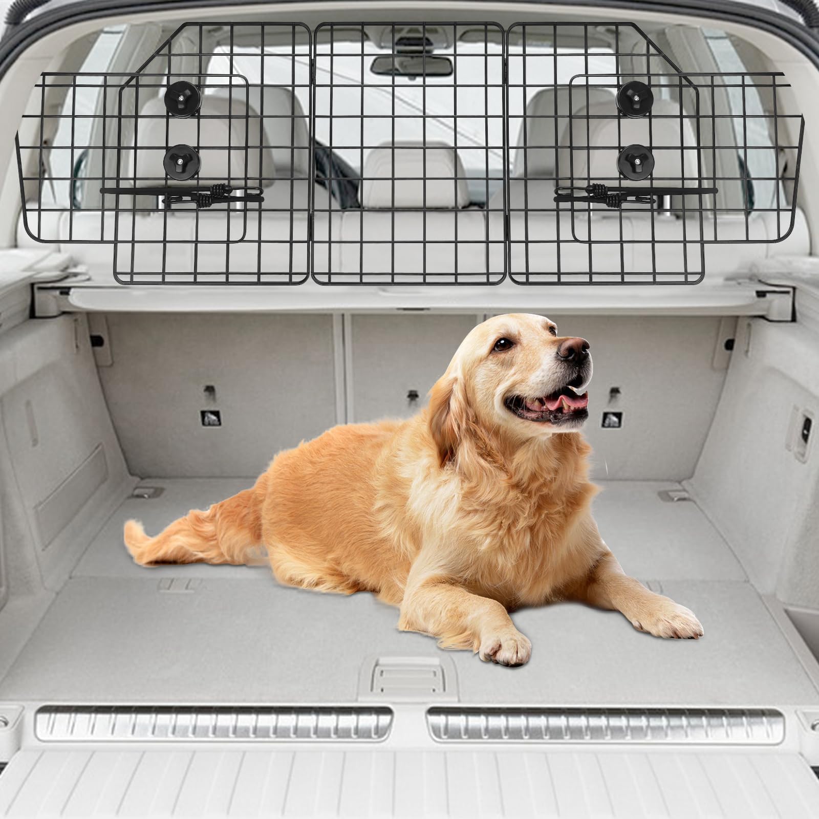 Furggis Dog Car Barrier Escape-Proof, 50