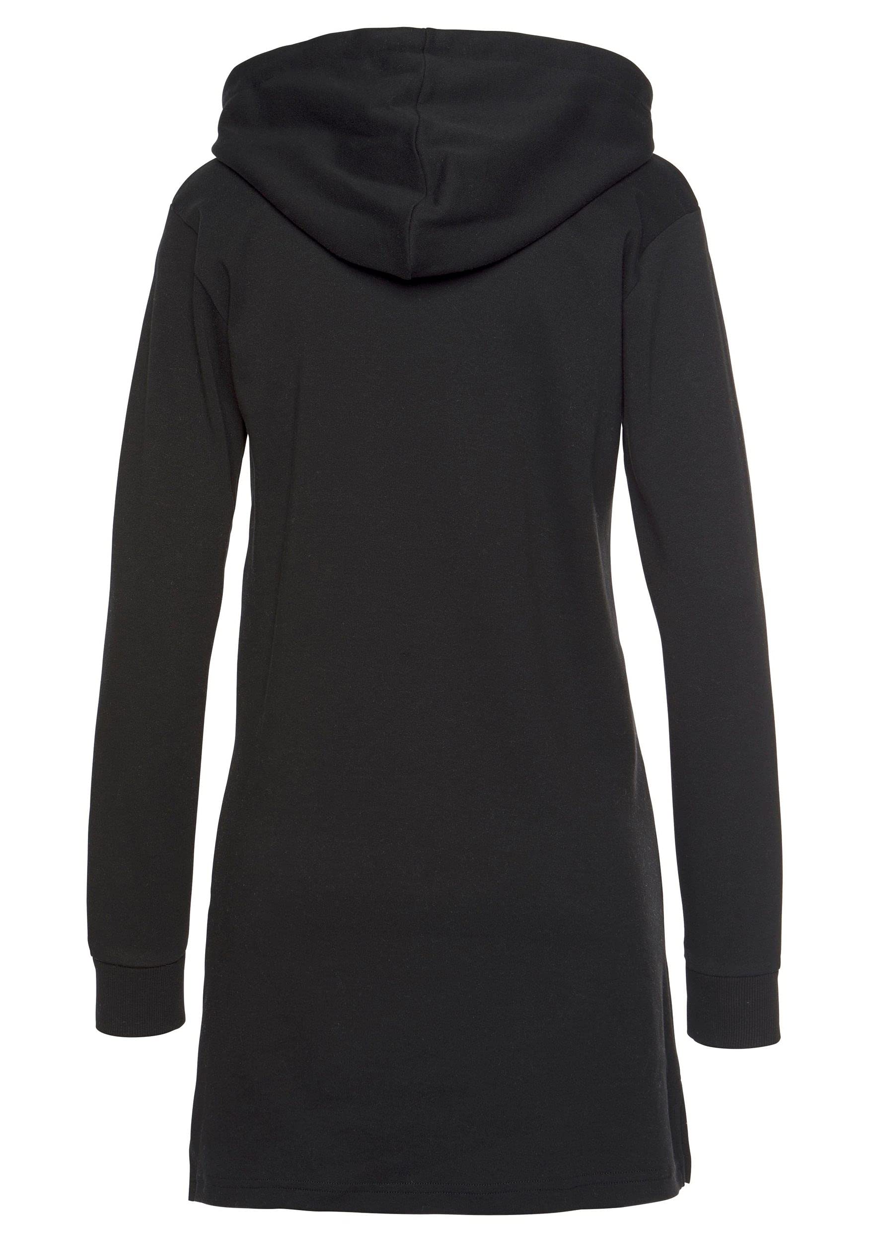 TrendiMax Damen Hoodie Kleid Herbst Langarm Sweatshirts Kapuzenpullover Streetwear Jumper Pullover Mini Kleider