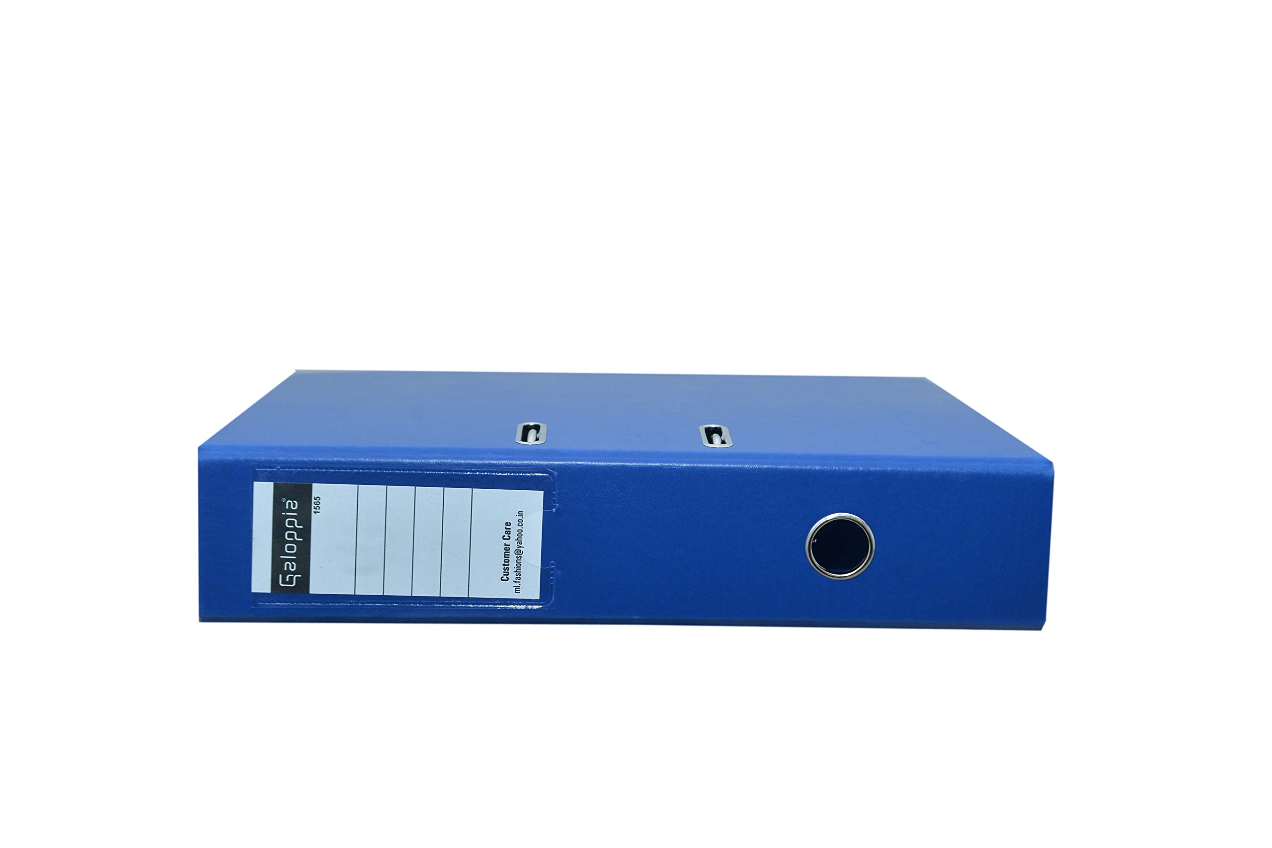 GALOPPIA PVC Coated Box File/Folder for Office documents and certificates A4 Size (Blue, Pack of 8) 1