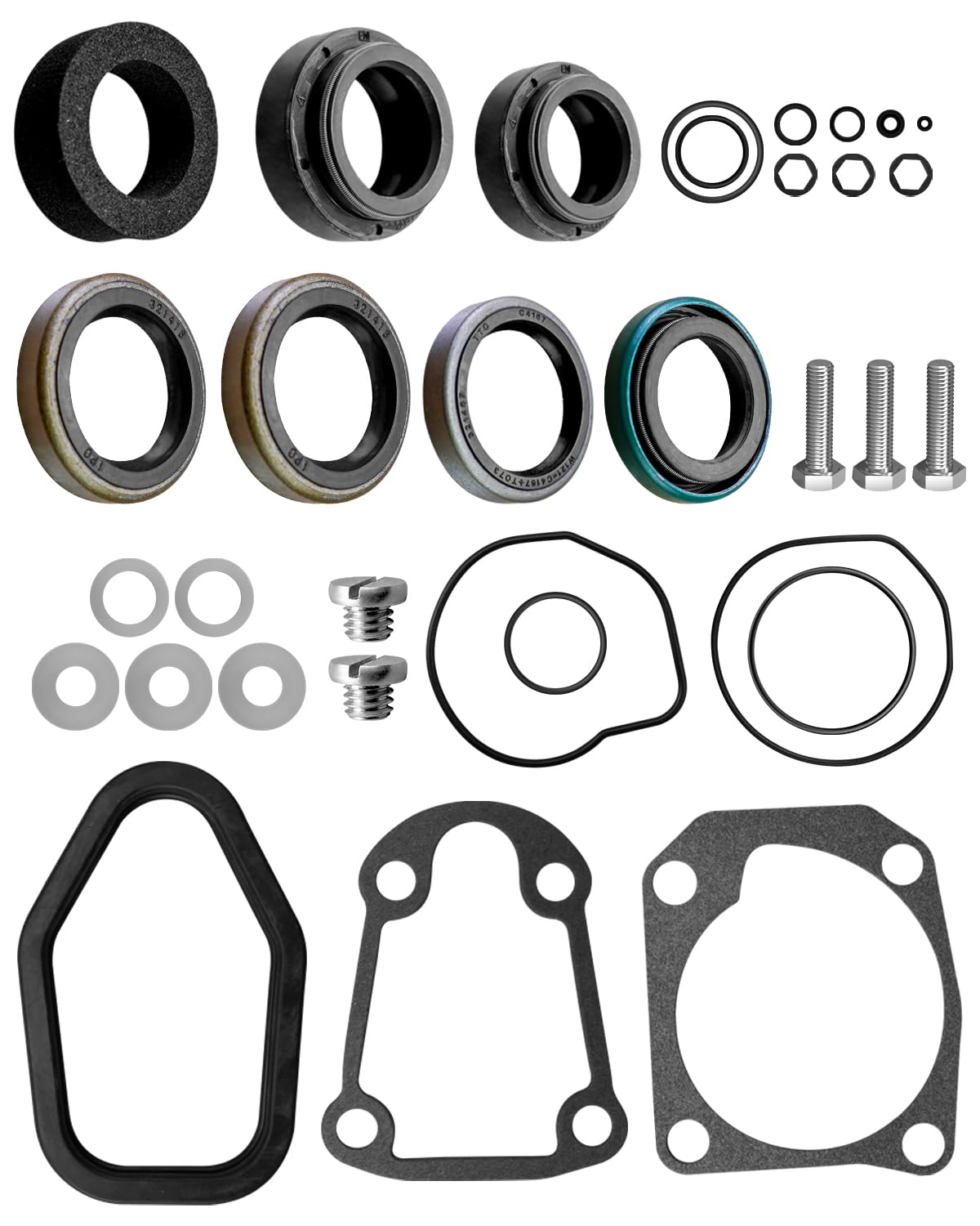 Kit guarnizioni unità inferiore compatibile con motori fuoribordo Johnson Evinrude 35-75HP 1975-1988 sostituire 0396355 0777562 18-2659
