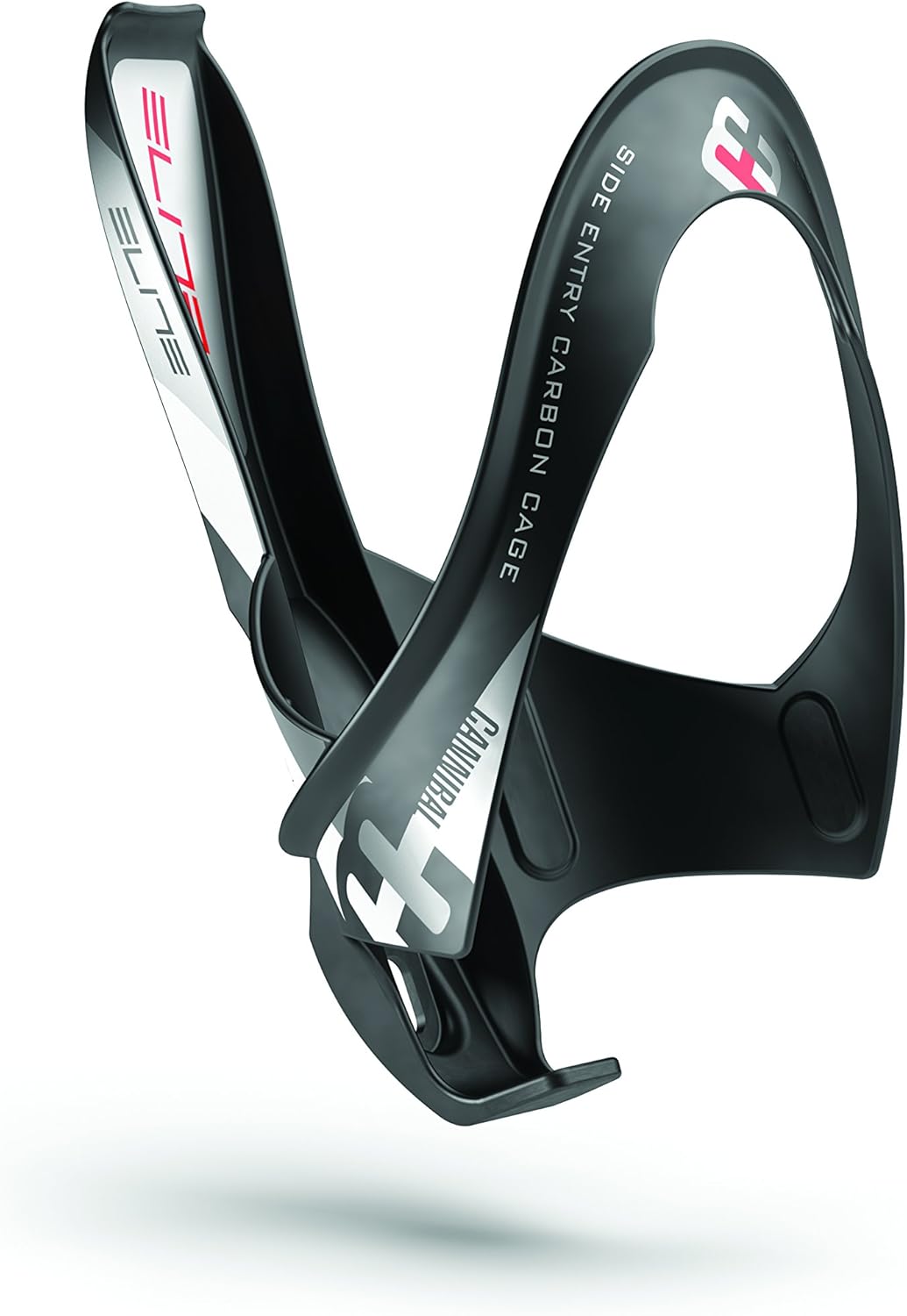 Elite 0123102 Cannibal Carbon Water Bottle Cage, Black