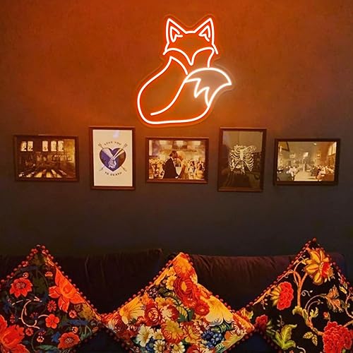 Miniatura 7 de MewNeon Letrero de neón de flores Sakura para decoración de pared, letreros de luz de flor de cerezo para dormitorio, letrero LED de flores para