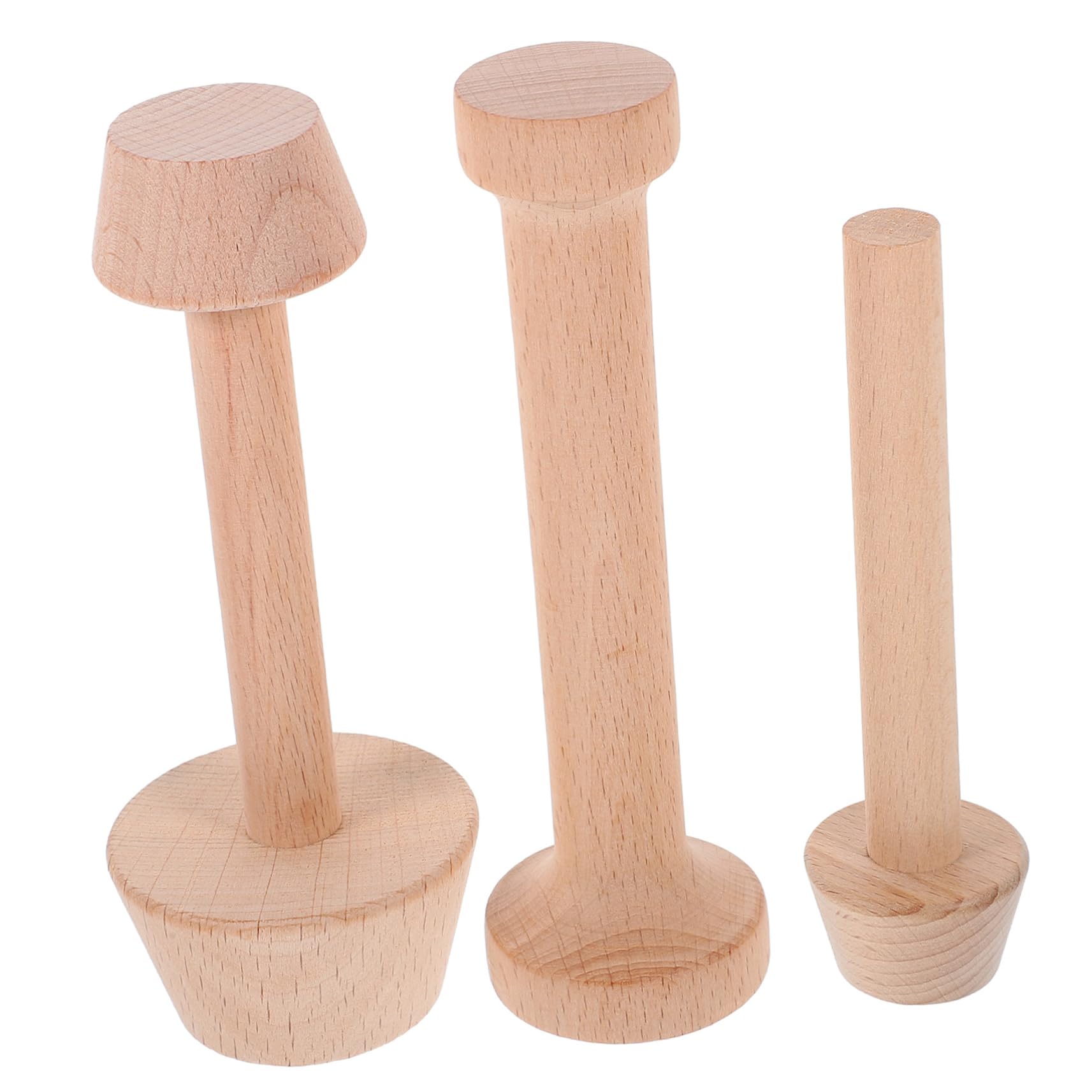 Cabilock 9stücke Teiliges Holz-tart-tamper-set Mit Doppeltem Ende Für Herstellung Von Eier Und Obsttörtchen Praktische Backutensilien Für Küche