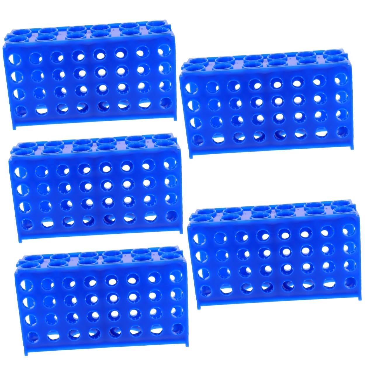 iplusmile 5stücke Testtubenhalter Aus Multifunktionales Reagenzglasgestell Für Labor Stabiler Organizer Für Zentrifugenröhrchen Leicht Zu Reinigen Warten Für Chemie Und Biologie