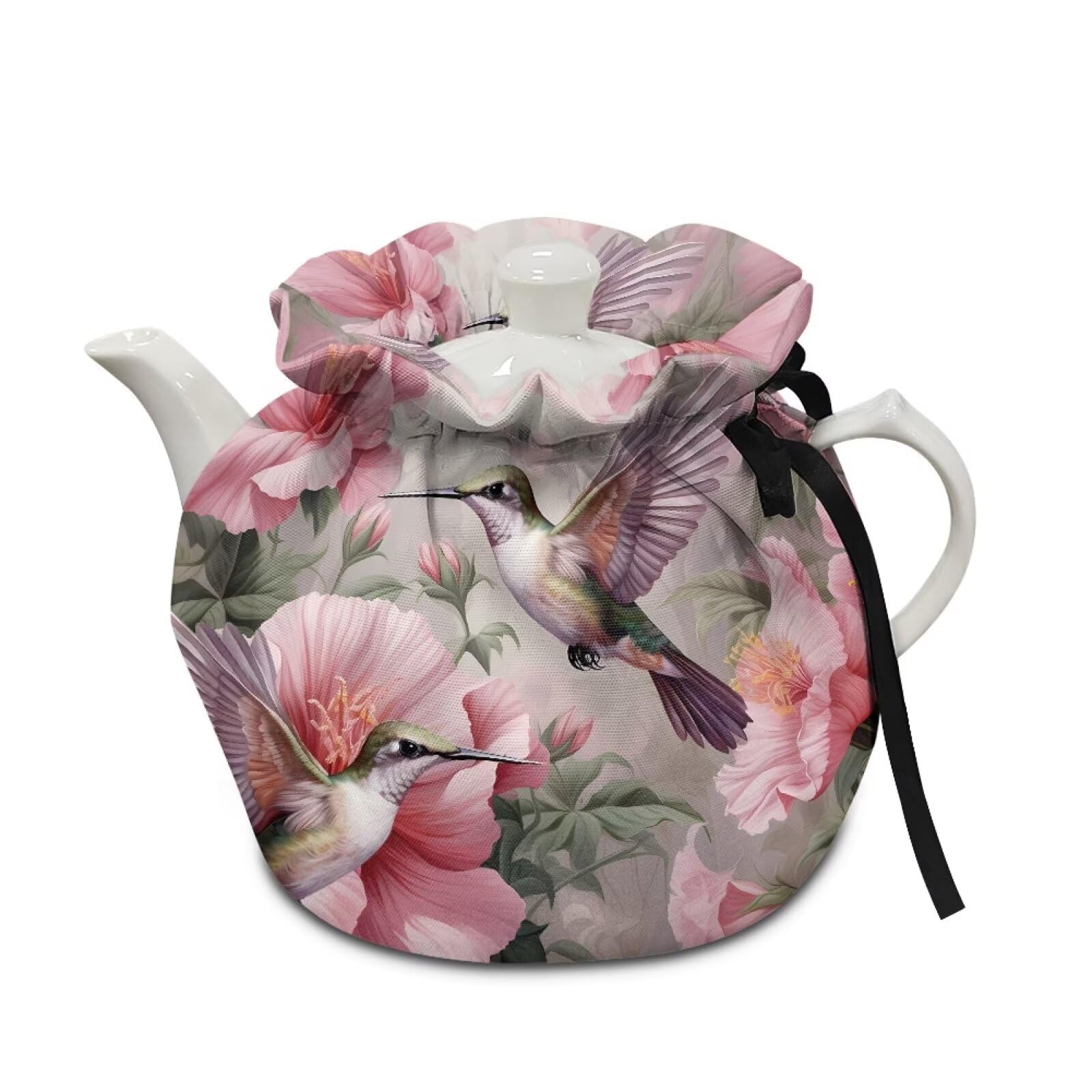 Classic Hummingbird Kettle Dust Cover Teapots Dust Cover Insulated Breakfast Pot Cover Kitchen Tea Cosy Tea Cozies with Cotton Keep Warm for Dining Room Coffee Table Desktop Decoration