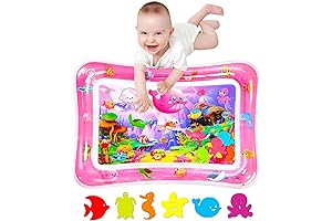 SUNSHINE-MALL Tummy Time Water Play Mat for Toddlers