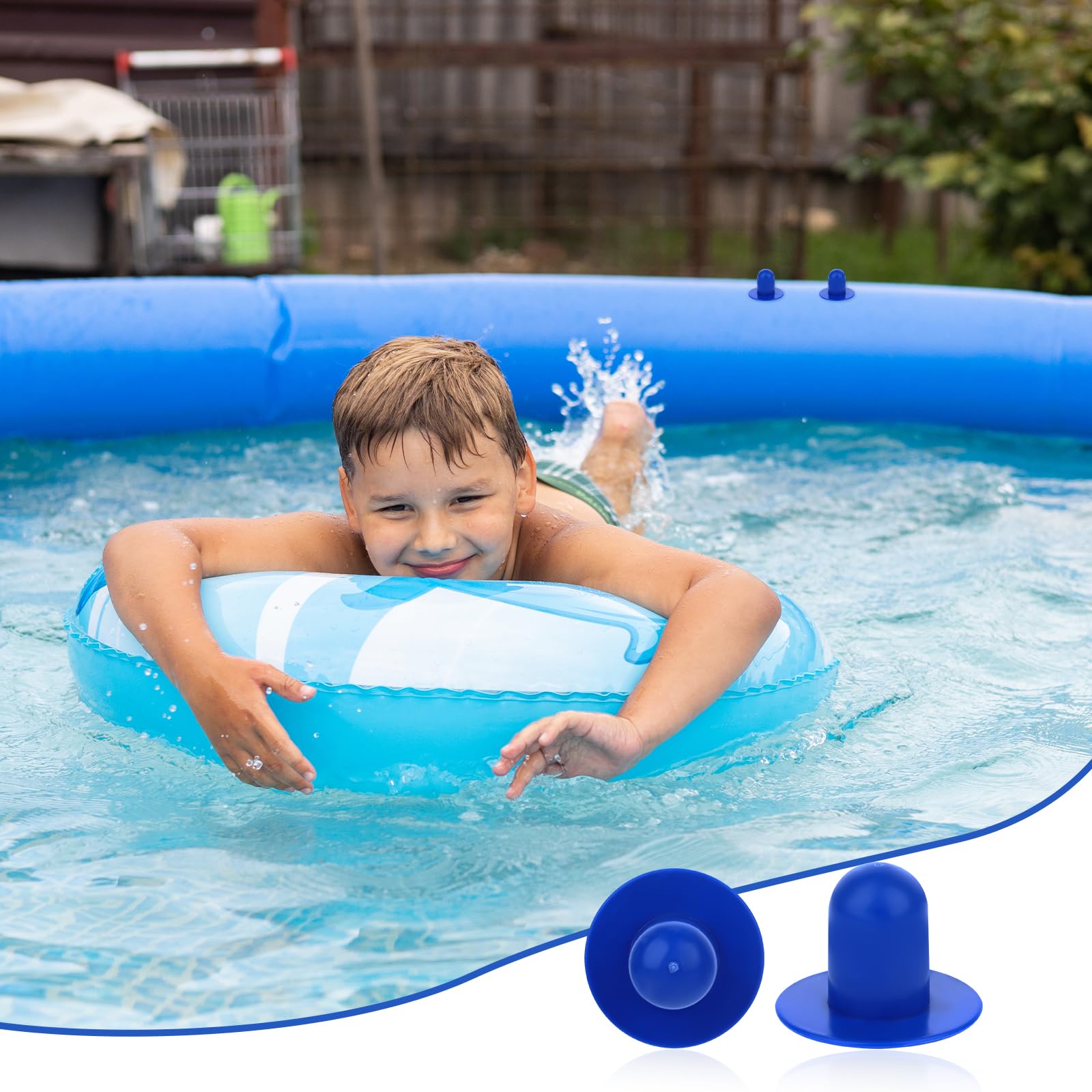 4 Stück Pool-Stöpsel Aus Gummi – Für Aufstellpools, 5,8 X 4,3 Cm, Kompatibel Mit Intex & Anderen Pumpen
